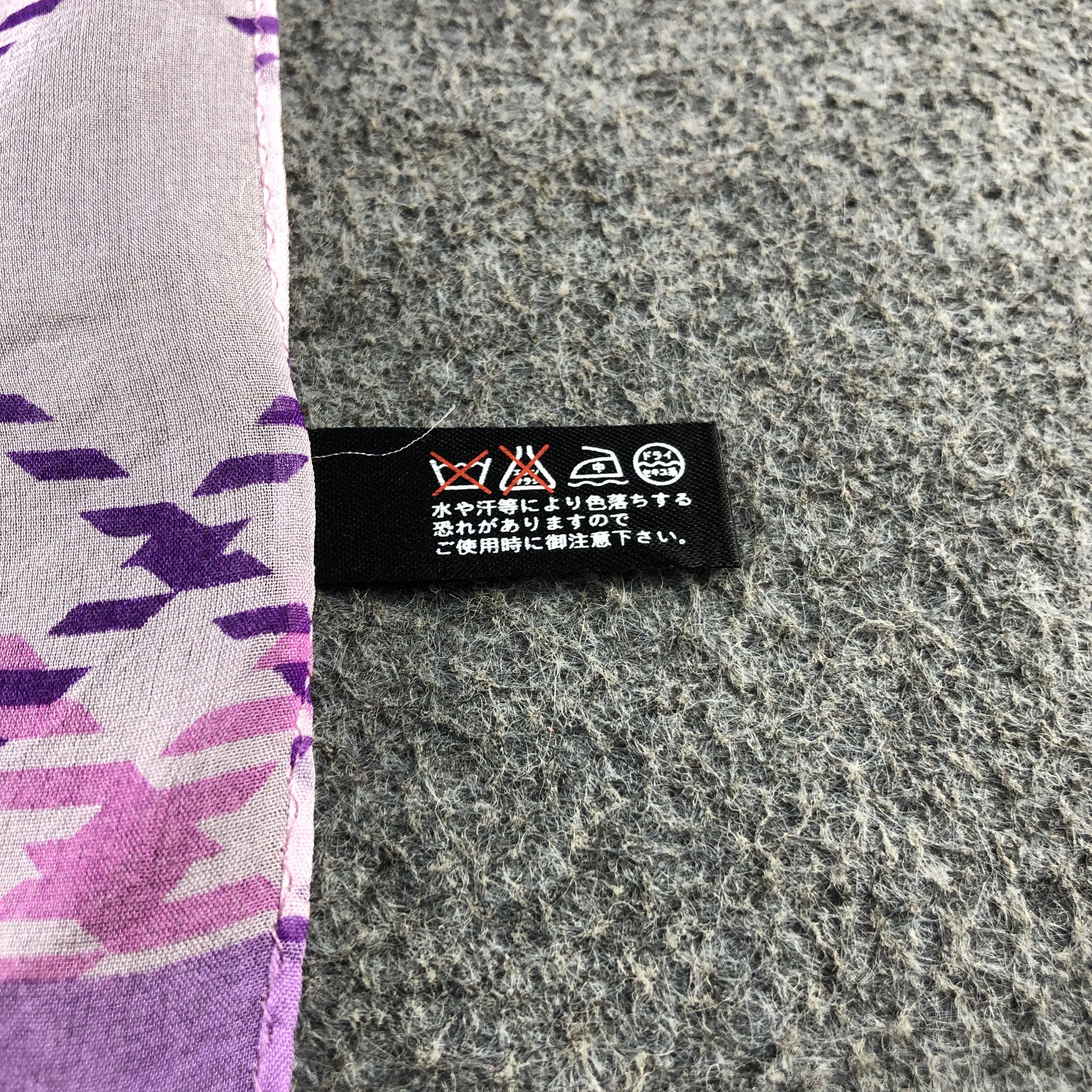 Vintage Vintage Argyle Silk Stole Silk Scarf M1400 Size ONE SIZE - 6 Thumbnail
