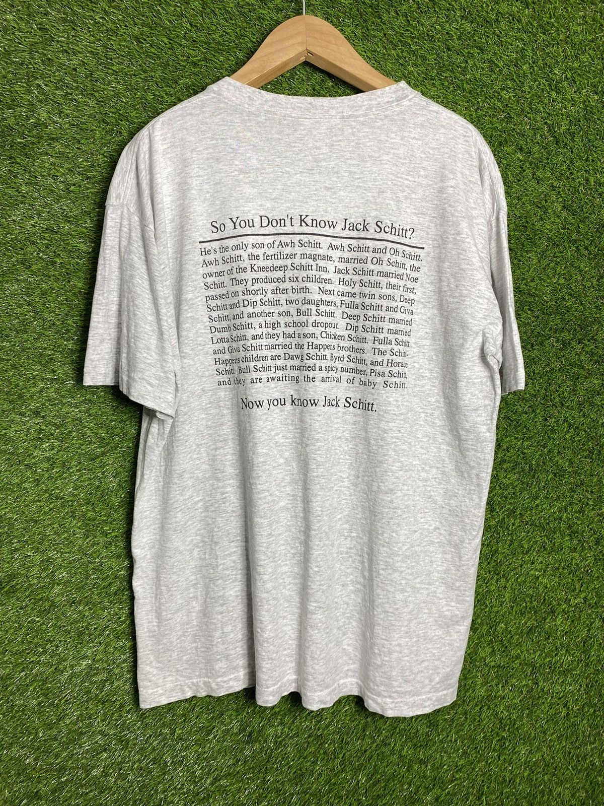 Vintage 🚨Vintage I Know Jack Shit Met Him In Nashville 90s T-Shirt Size US XXL / EU 58 / 5 - 2 Thumbnail