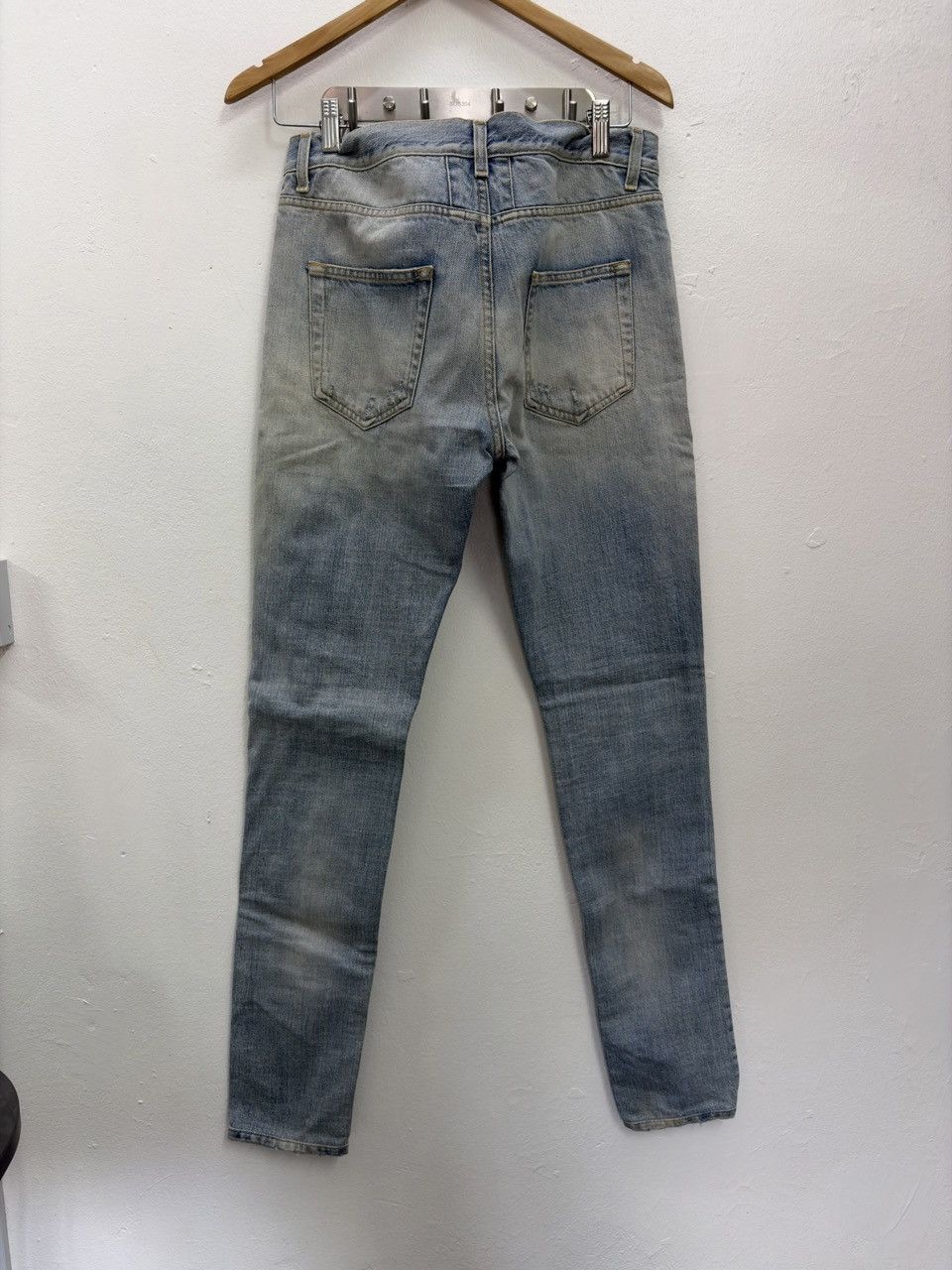 Hedi Slimane × Saint Laurent Paris Saint Lauren D02 Low Skinny (HEDI SLIMANE Final Season) Size US 32 / EU 48 - 7 Thumbnail