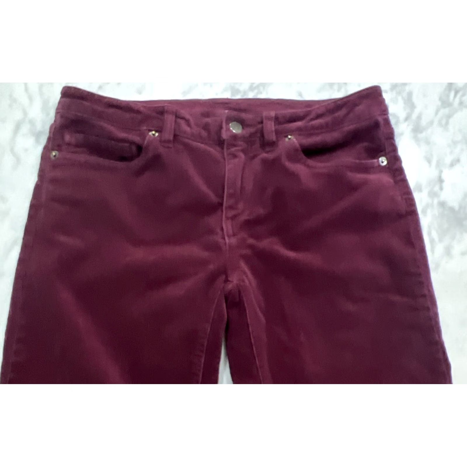 Patagonia Patagonia Pants Women's 29 Corduroy Bootcut Dark Currant Wine Stretch Organic cotton Size 29" - 6 Thumbnail