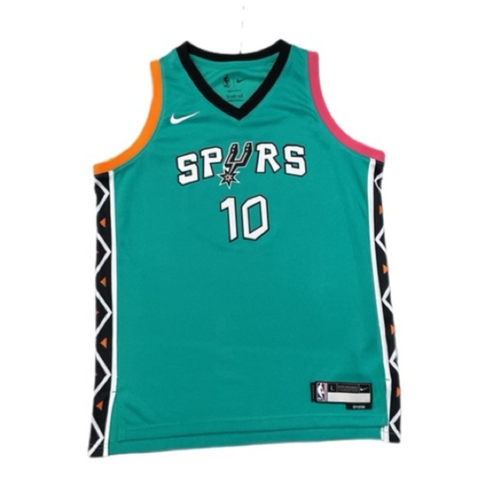 Nike Nike San Antonio Spurs Sochan #10 City Edition Jersey Size US L / EU 52-54 / 3 - 1 Thumbnail