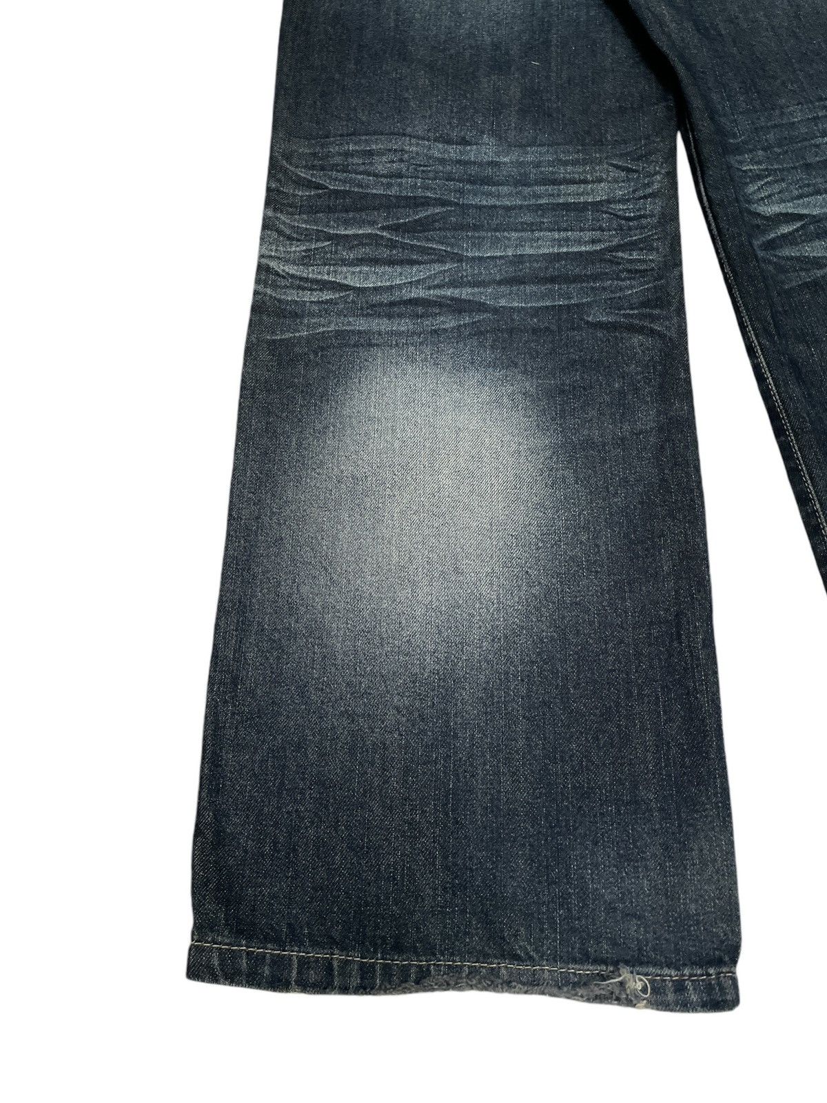If Six Was Nine Rare Design Vintage Brand Amore Puro Baggy Jeans 1990s Size US 37 - 7 Thumbnail