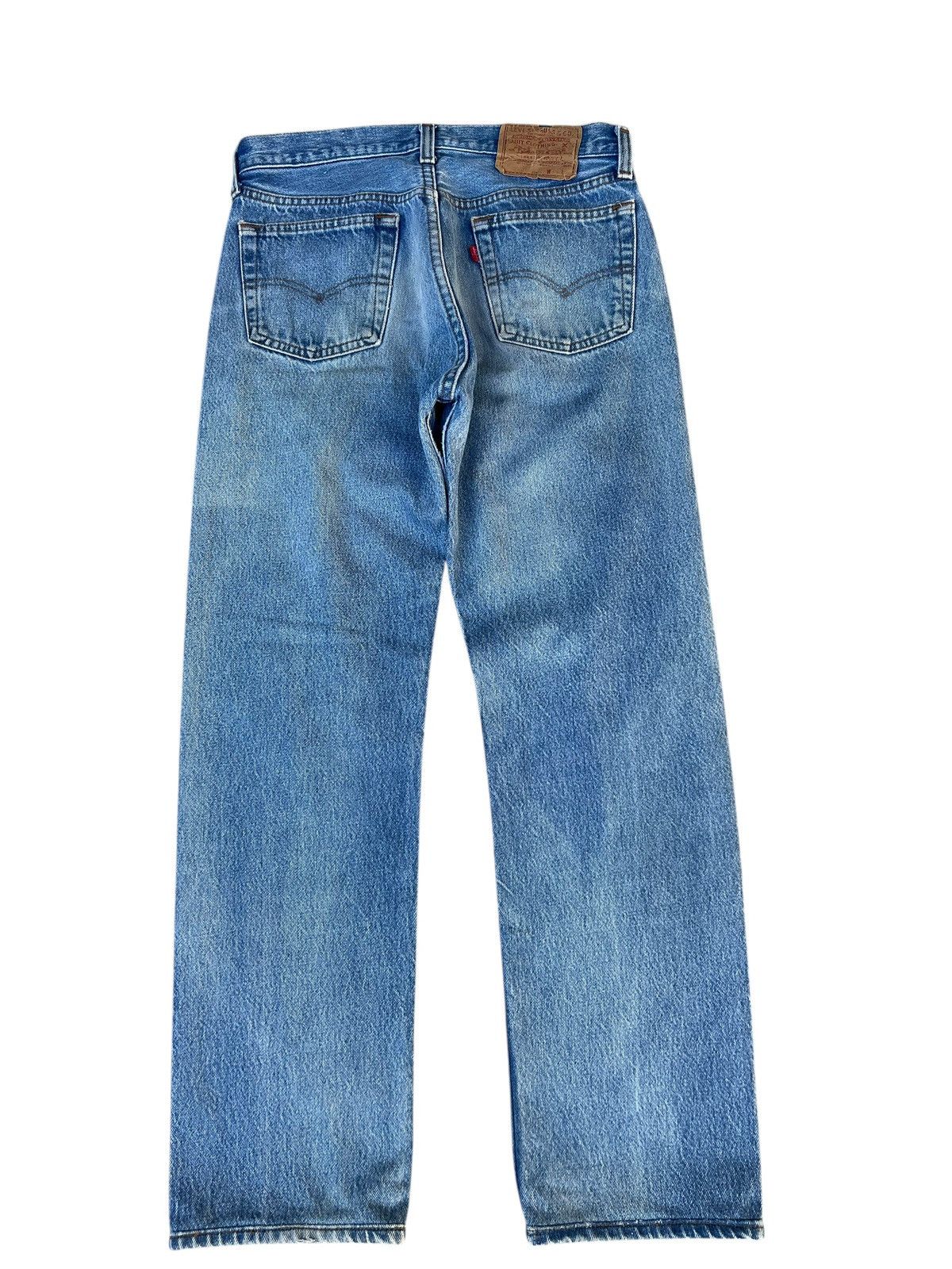 Levi's Vintage 80s Levi’s 501 Ripped Distressed Denim Jeans Size US 30 / EU 46 - 15 Thumbnail