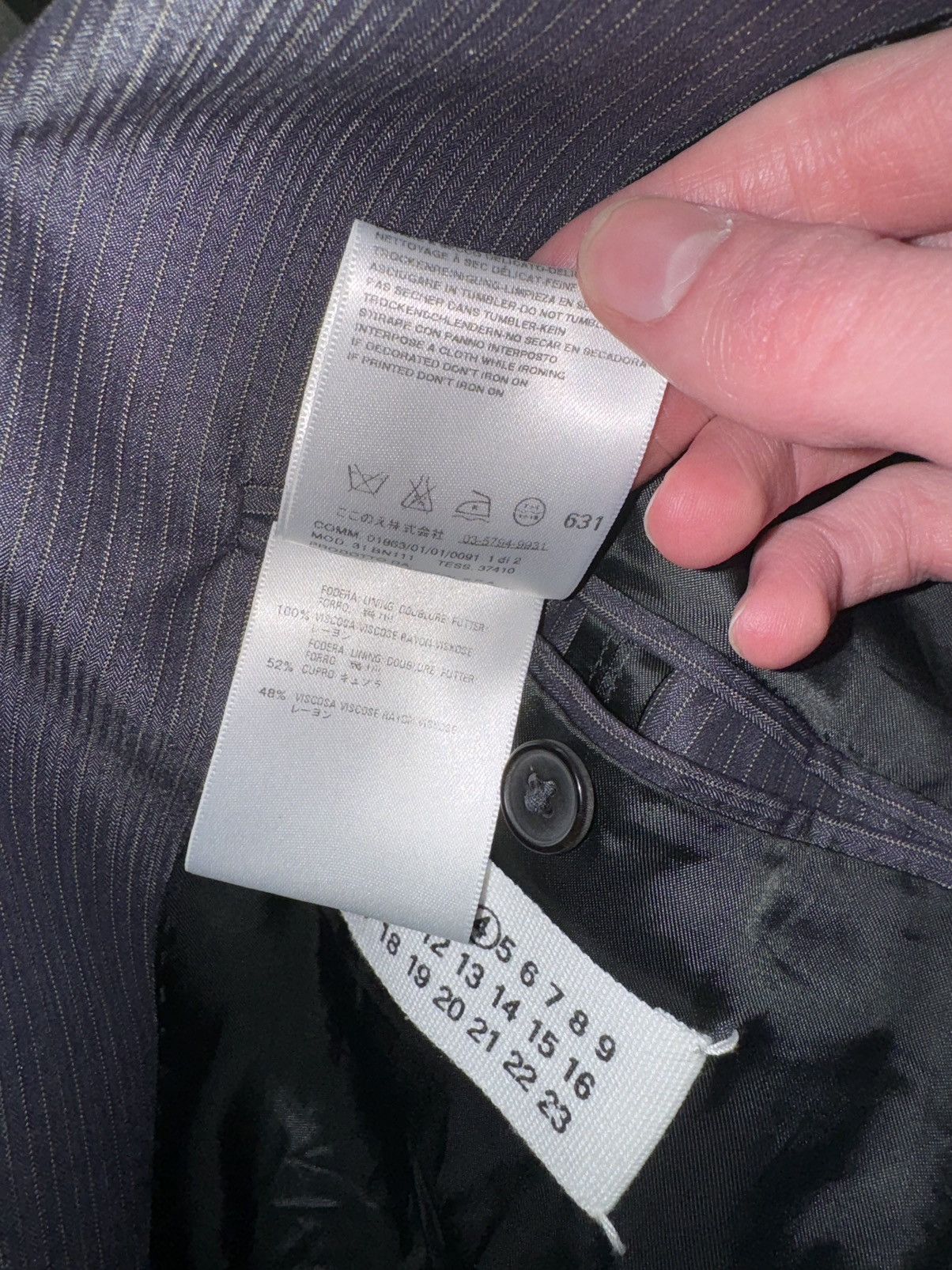 Maison Margiela Martin Margiela era striped blazer Size 44R - 6 Thumbnail