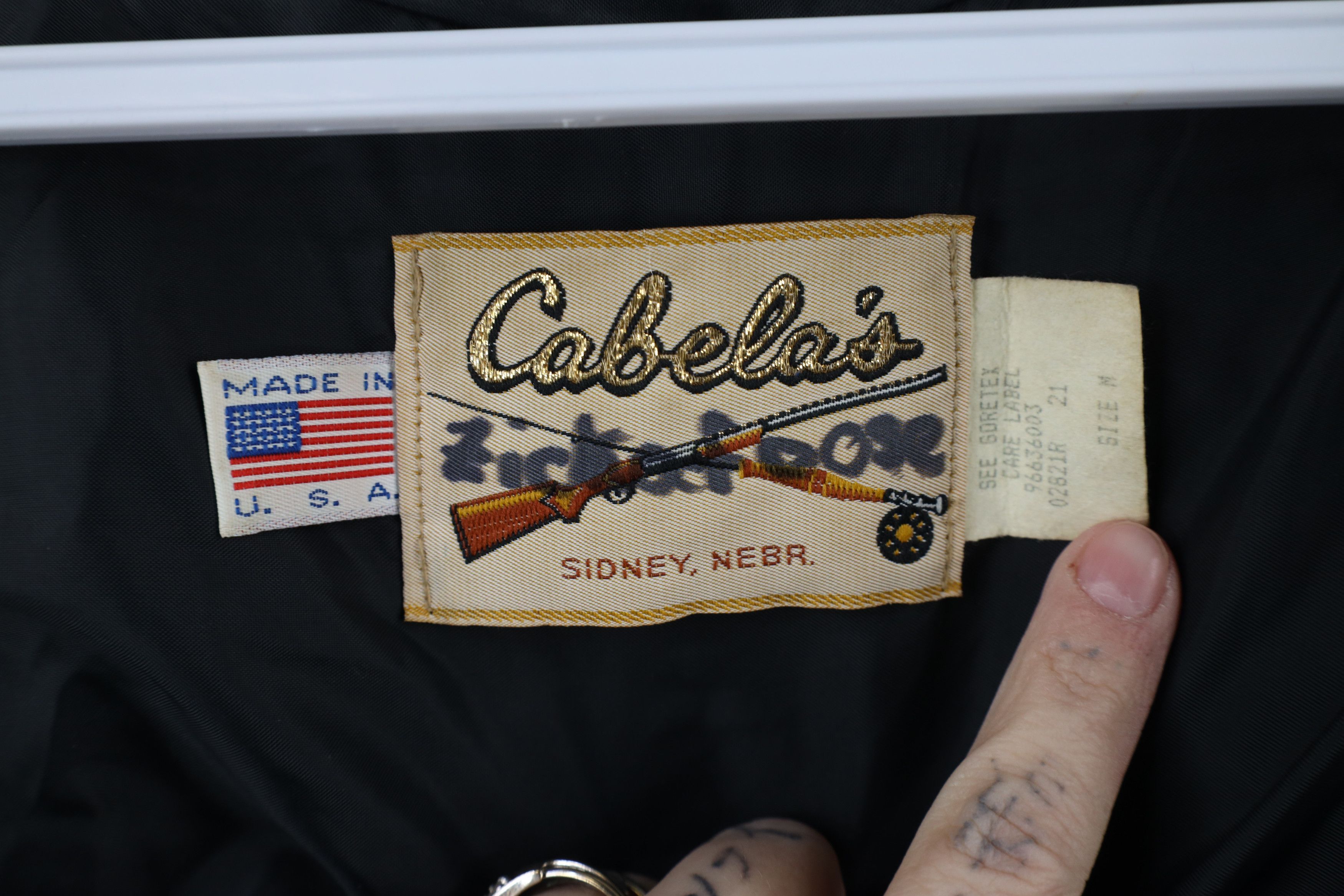 Cabelas × Vintage Vintage 80s 90s Cabelas Hooded Rain Jacket Teal USA Size US M / EU 48-50 / 2 - 8 Thumbnail