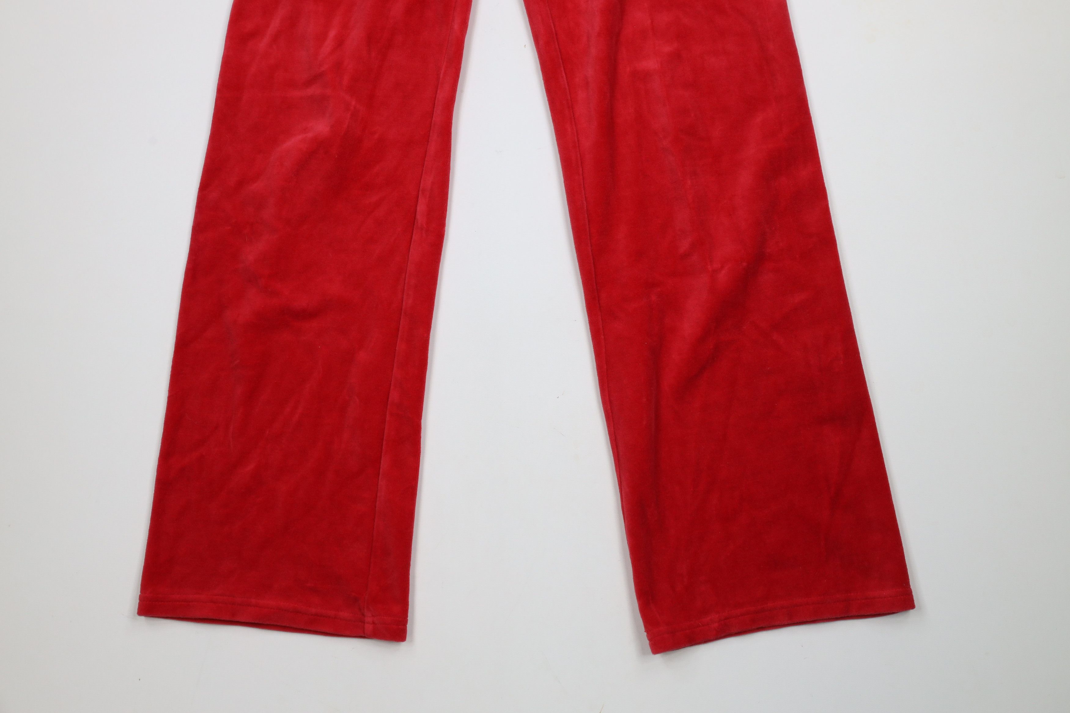 Juicy Couture × Vintage Vintage 90s Y2K Juicy Couture Flared Terry Cloth Sweatpants Size 26" / US 2 / IT 38 - 4 Thumbnail