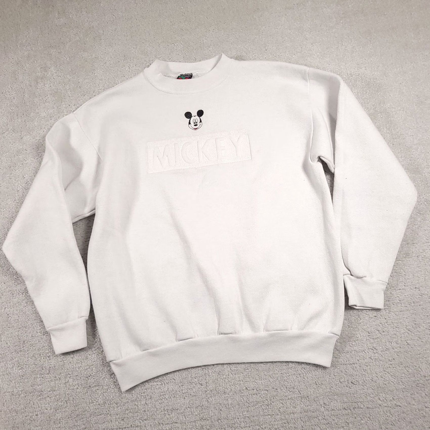 Disney VINTAGE Mickey Unlimited Sweatshirt Mens Medium Crewneck Embroidered Disney 90s Size US M / EU 48-50 / 2 - 2 Thumbnail