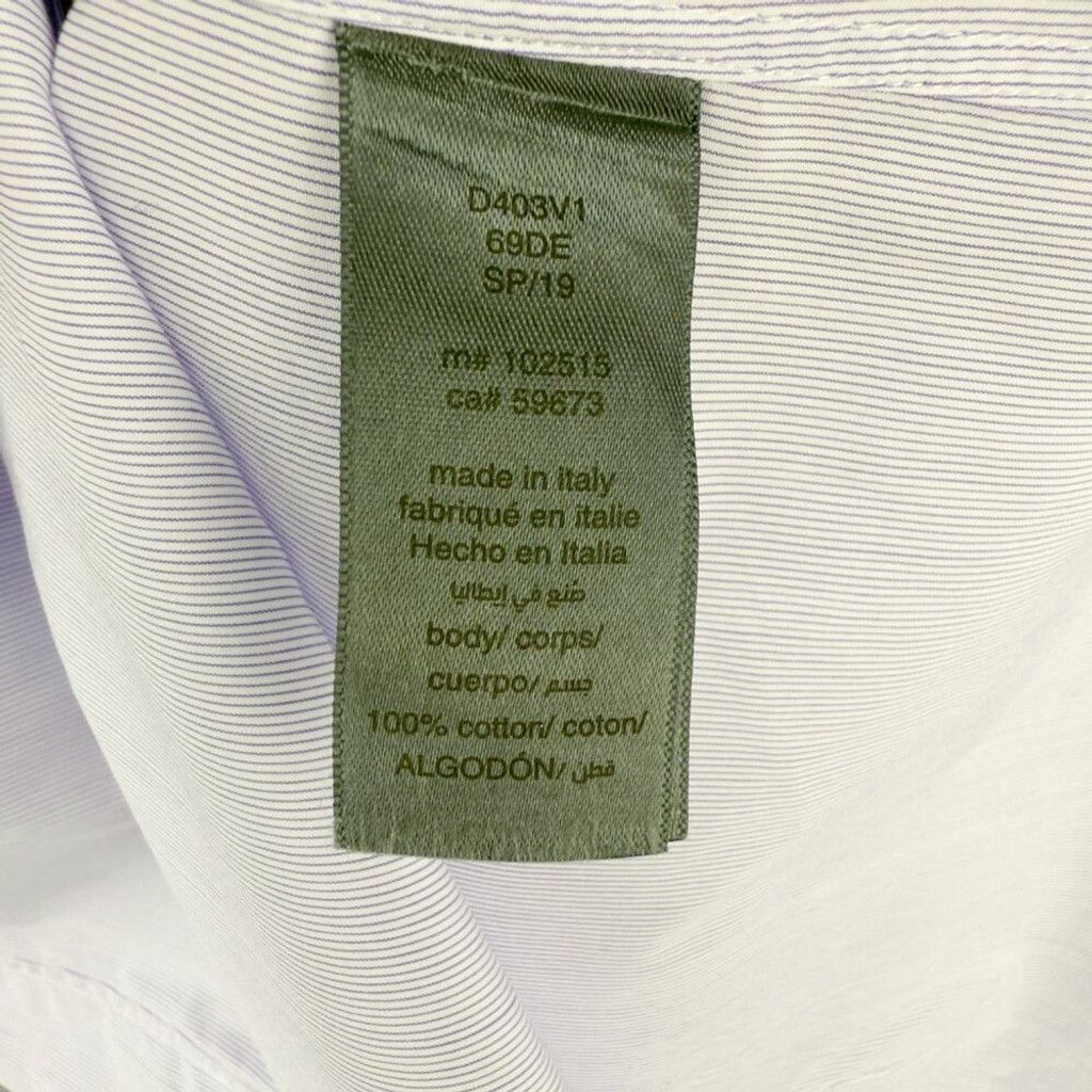 John Varvatos JOHN VARVATOS Slim Fit Cotton Button Down Dress Shirt Size M Size US S / EU 44-46 / 1 - 4 Thumbnail