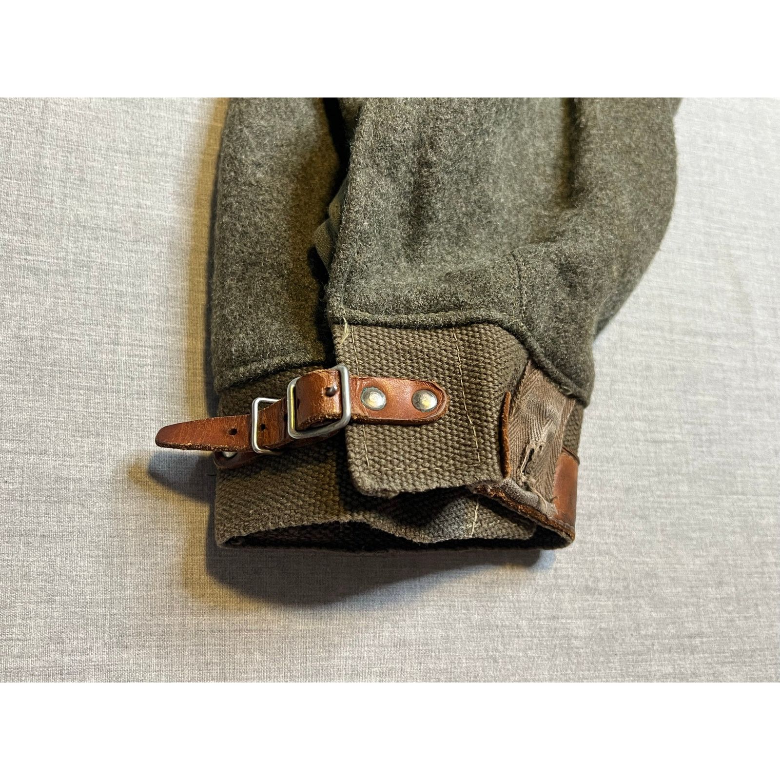 Vintage Vintage 1940s Swedish Crown WWII Wool Army Pants C48 30x29 Size US 30 / EU 46 - 9 Thumbnail