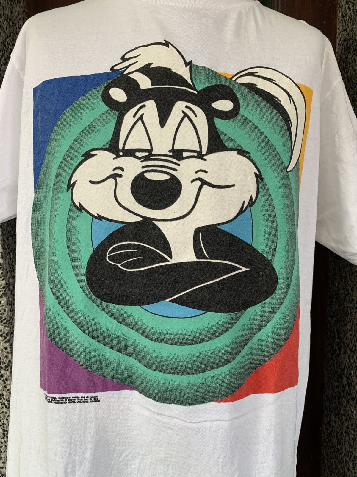 Vintage 90s Pepe Le Pew Looney Tunes Warner Bros T shirt Short Sleeve T Shirts
