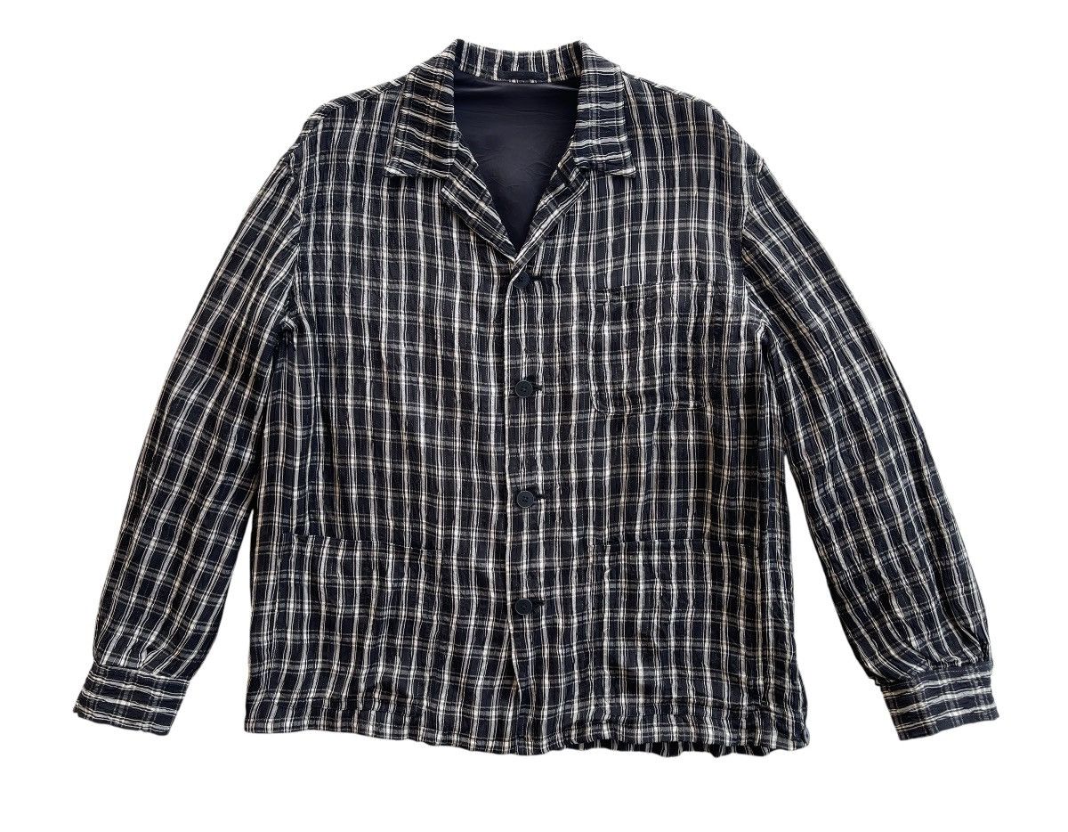 Y's for Men Yohji Yamamoto Rayon Pleats Jacket Size US L / EU 52-54 / 3 - 2 Thumbnail
