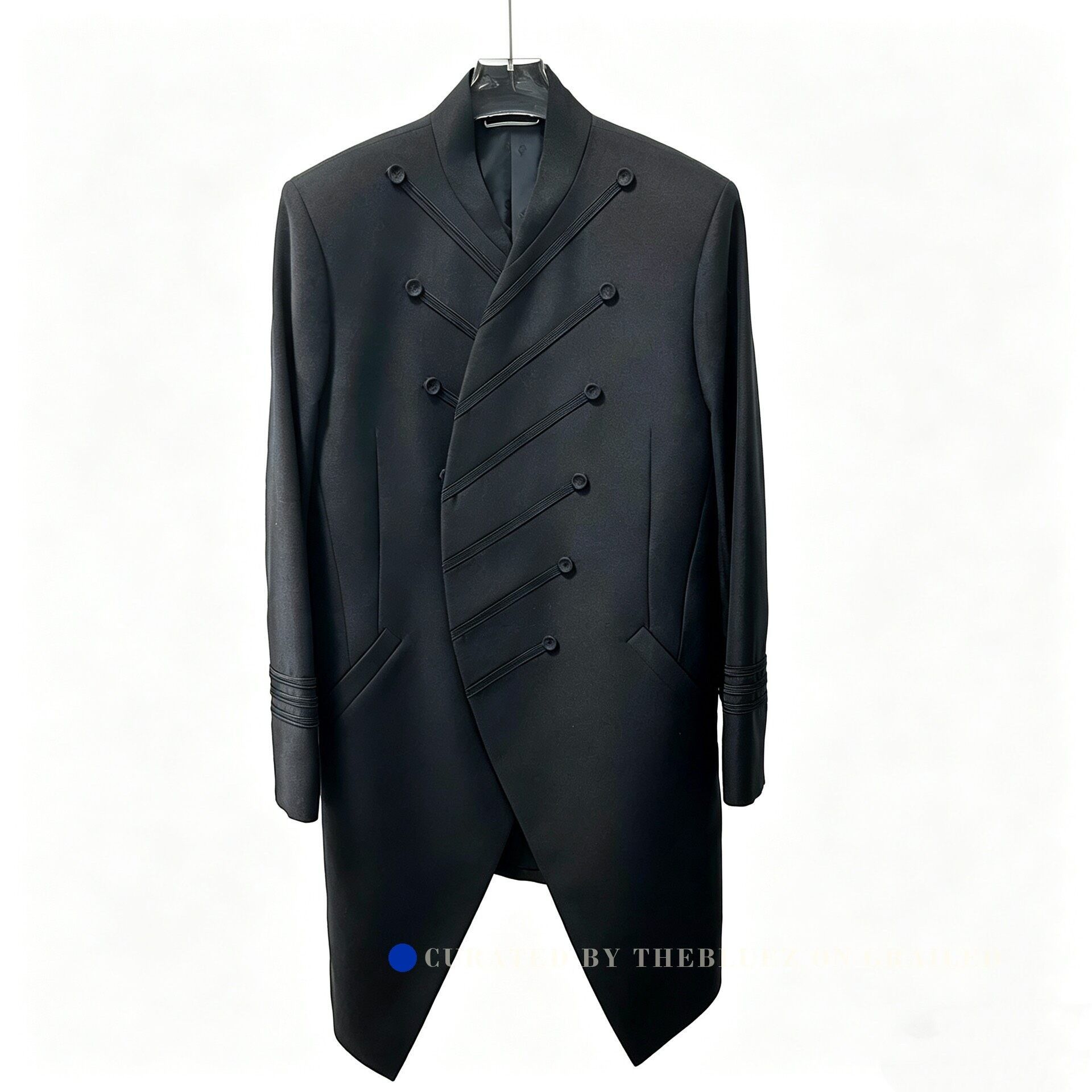 Dior Dior Man Black Tailcoat Formal Overcoat Size US M / EU 48-50 / 2 - 1 Thumbnail