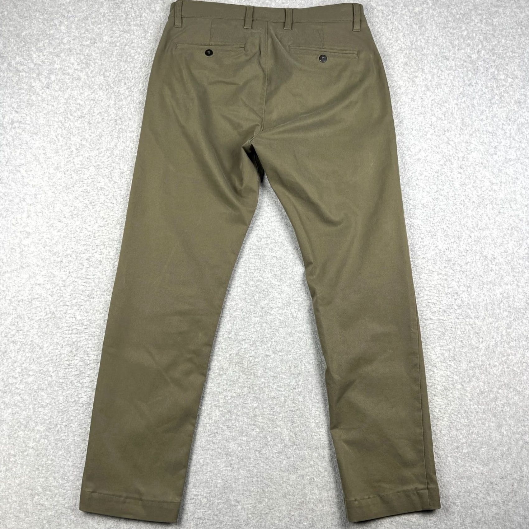 Vintage PROOF Huckberry Nomad Pants Slim Fit Stretch Performance 31x28 Mens Green Hiking Size US 31 - 2 Thumbnail