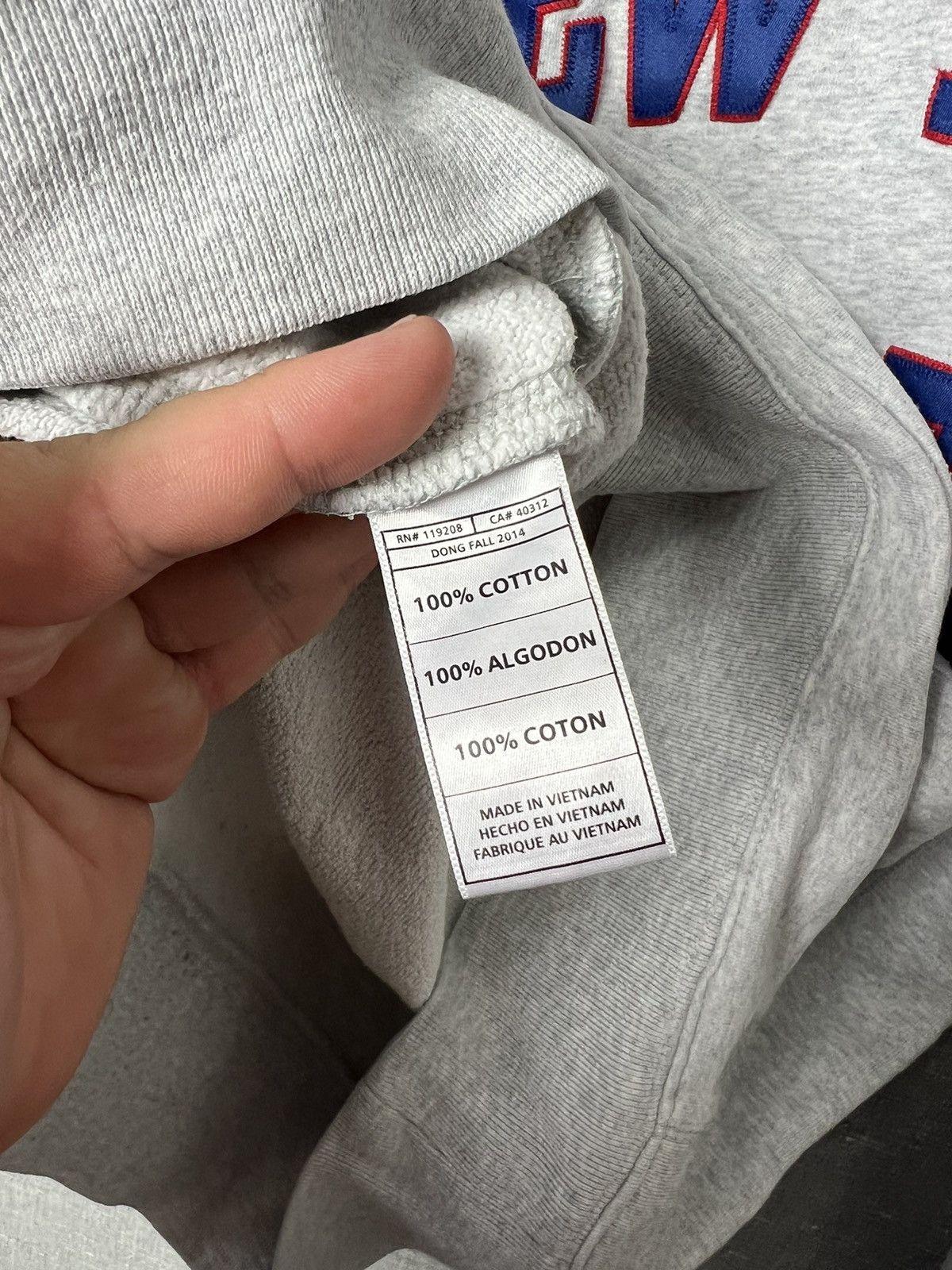 Mitchell & Ness × Vintage Rare Vintage NHL New York Rangers Big Logo Sweatshirt Size US L / EU 52-54 / 3 - 22 Thumbnail