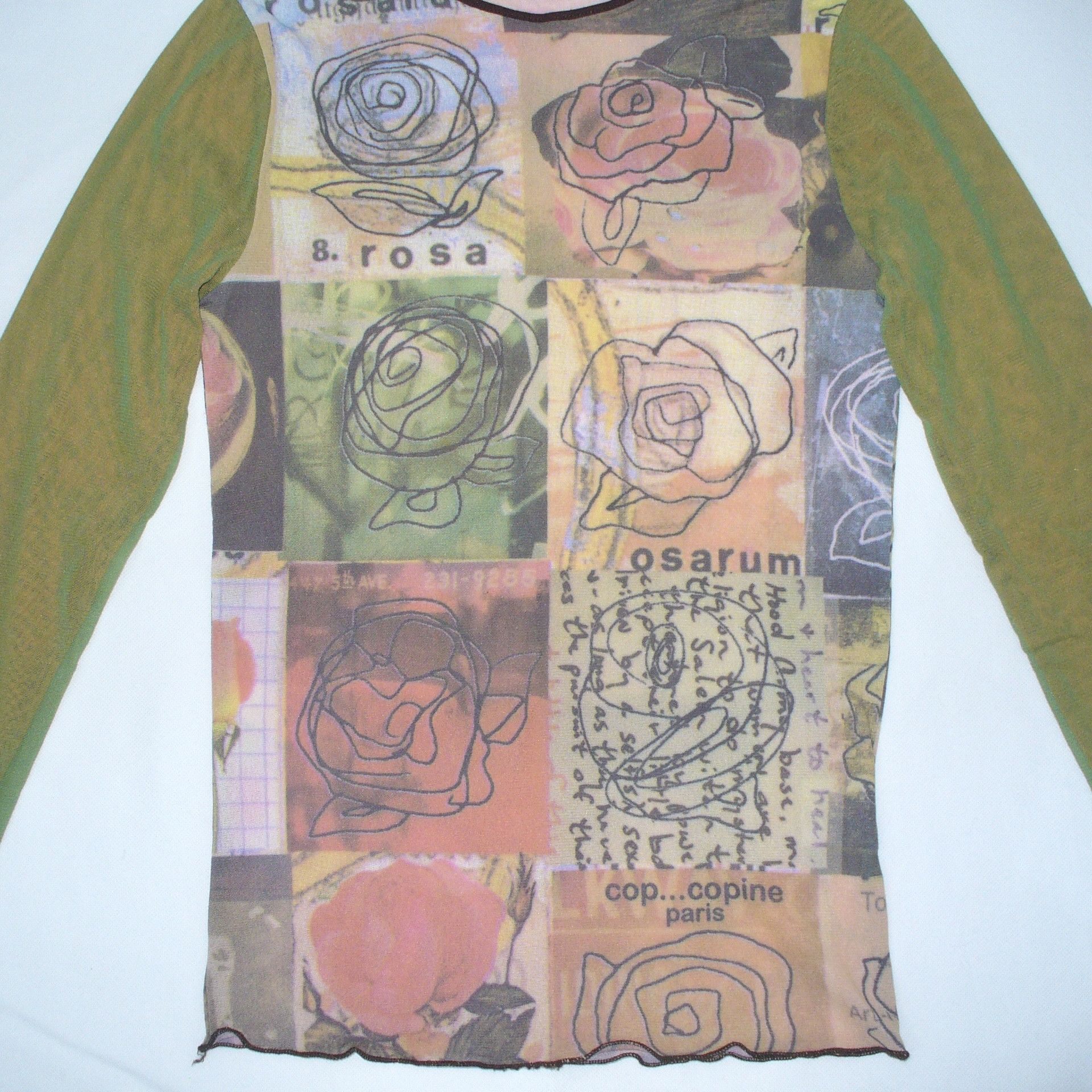 Cop Copine Cop Copine garden pattern 2000s sheer mesh top Size XS / US 0-2 / IT 36-38 - 5 Thumbnail
