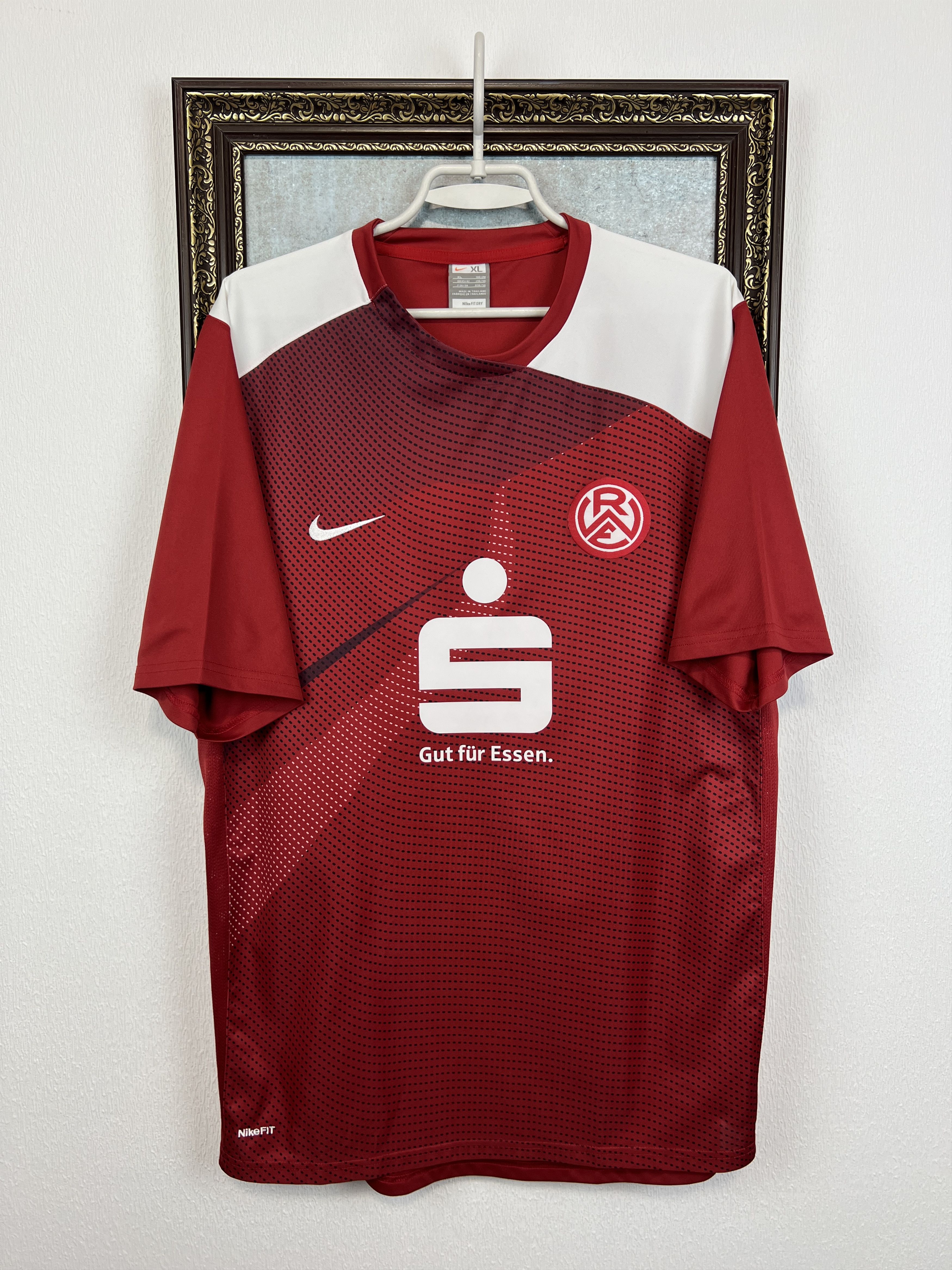 Nike Rot-Weiss Essen Home Football Shirt Soccer Jersey Trikot Size US XL / EU 56 / 4 - 1 Thumbnail