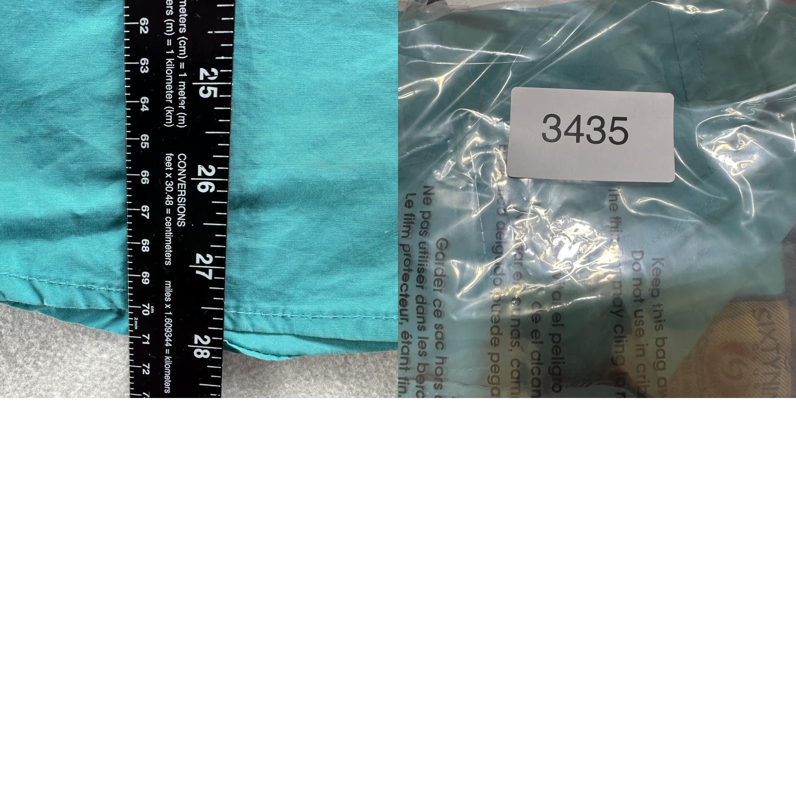Denime Sixtynine Club Shirt Mens Large Turquoise Blue Long Sleeve Button Up Denim Trim Size US L / EU 52-54 / 3 - 8 Thumbnail