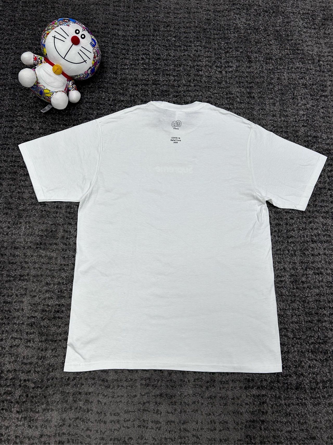 Supreme Supreme Takashi Murakami covid-19 relief box logo tee 