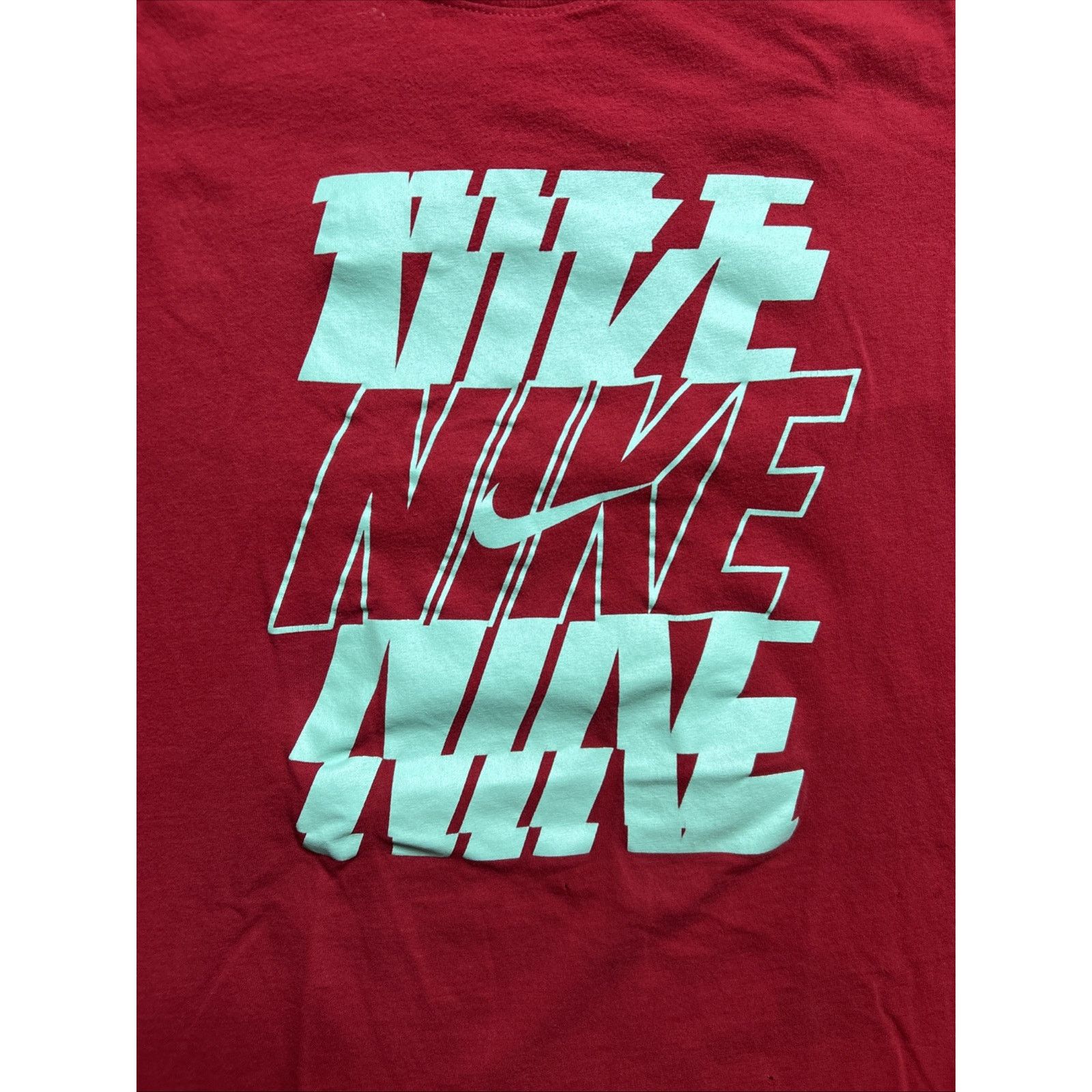 Nike Nike Shirt Mens XL Red Graphic Crew Neck The Nike Tee Size US XL / EU 56 / 4 - 4 Thumbnail
