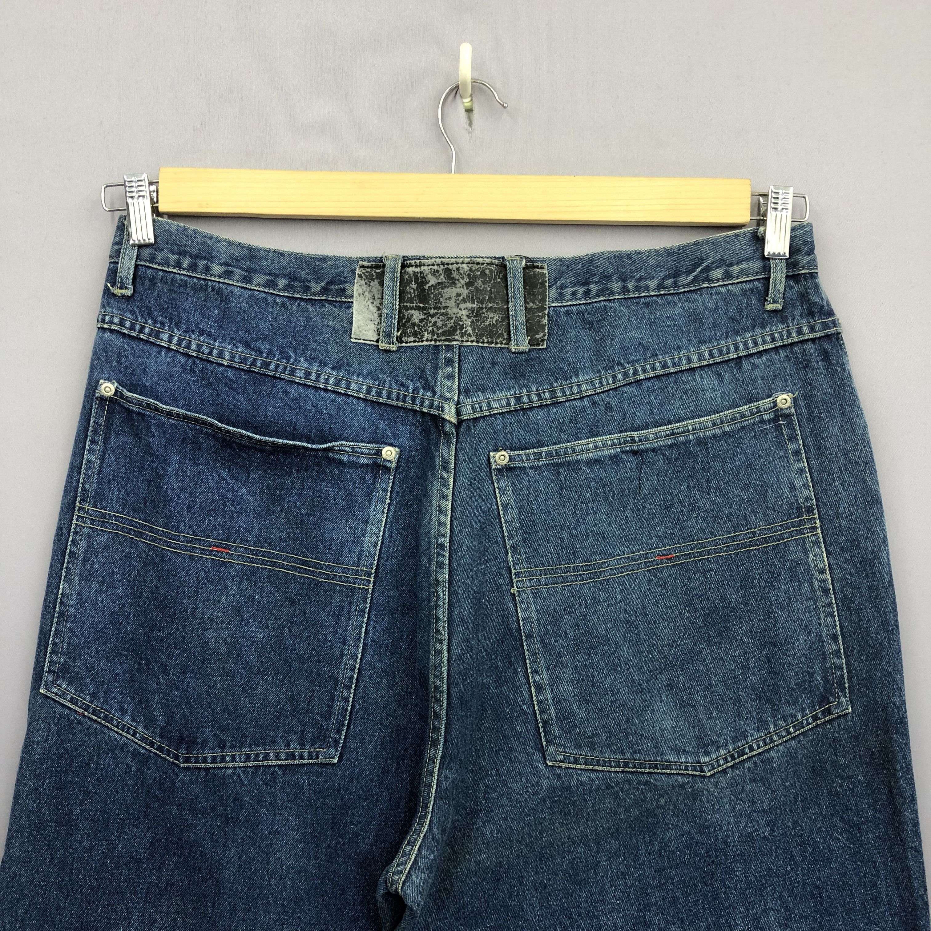 Japanese Brand Crazy Vintage Y2K/2000s FNF Jeans Baggy Faded Skater Denim Size US 38 / EU 54 - 5 Thumbnail