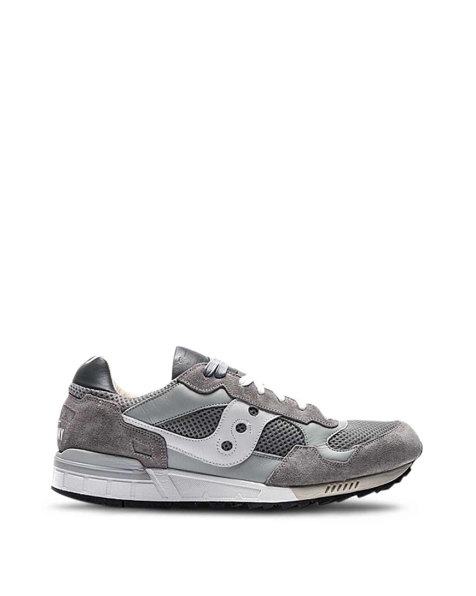 image of Saucony Fabric And Suede Sneakers With Rubber Sole in Grey, Women's (Size 7)