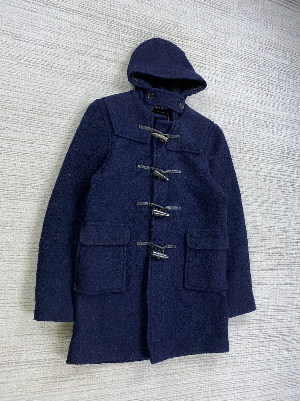 Gloverall Vintage 90s Gloverall Duffle Over Coat Hoodie Jacket Size US S / EU 44-46 / 1 - 3 Thumbnail