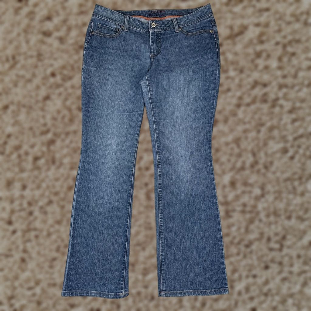 Alife Sonoma Life + Style Jeans Womens 12 Bootcut Mid Rise Stretch Denim Blue Medium Wash 32x31 Size 34" / US 12 / IT 48 - 1 Thumbnail