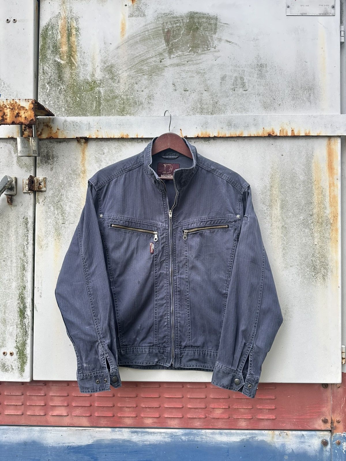 Vintage 👹Dogman Denim Trucker Jacket Size US M / EU 48-50 / 2 - 1 Thumbnail