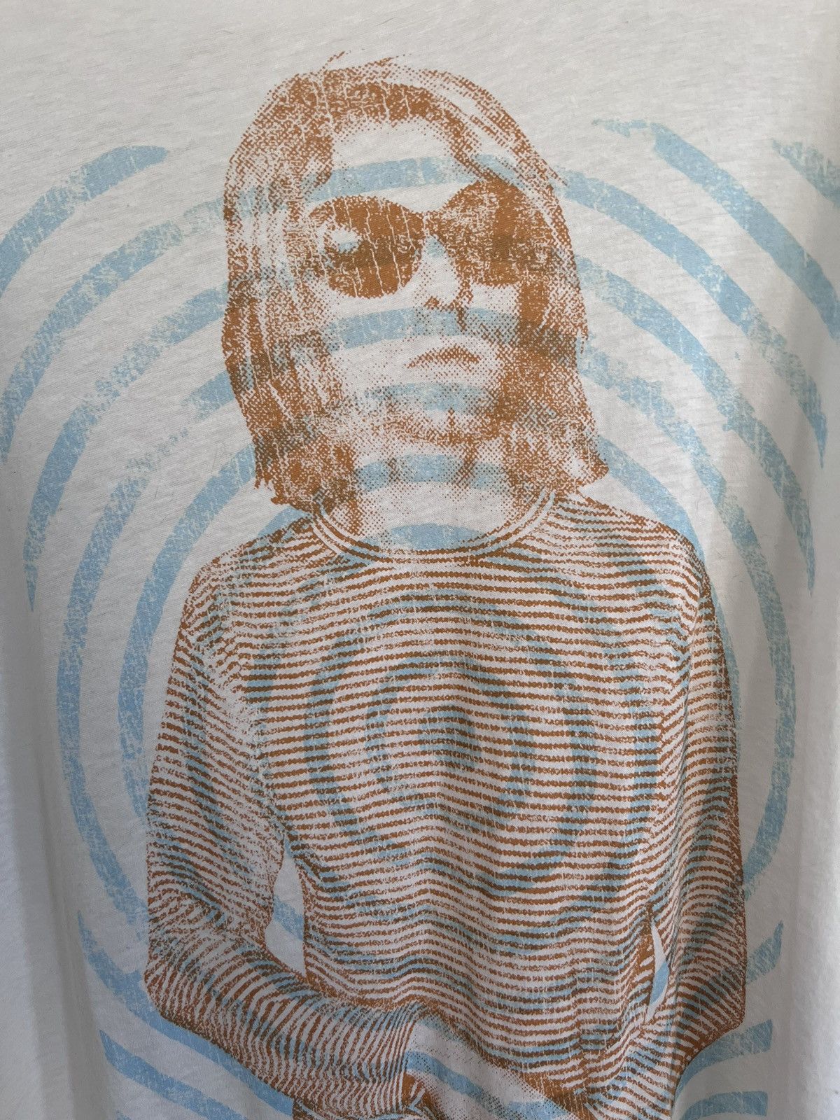 R13 Rare cotton/cashmere single-stitch Cobain tee, L (fits M/L) Size US L / EU 52-54 / 3 - 2 Thumbnail