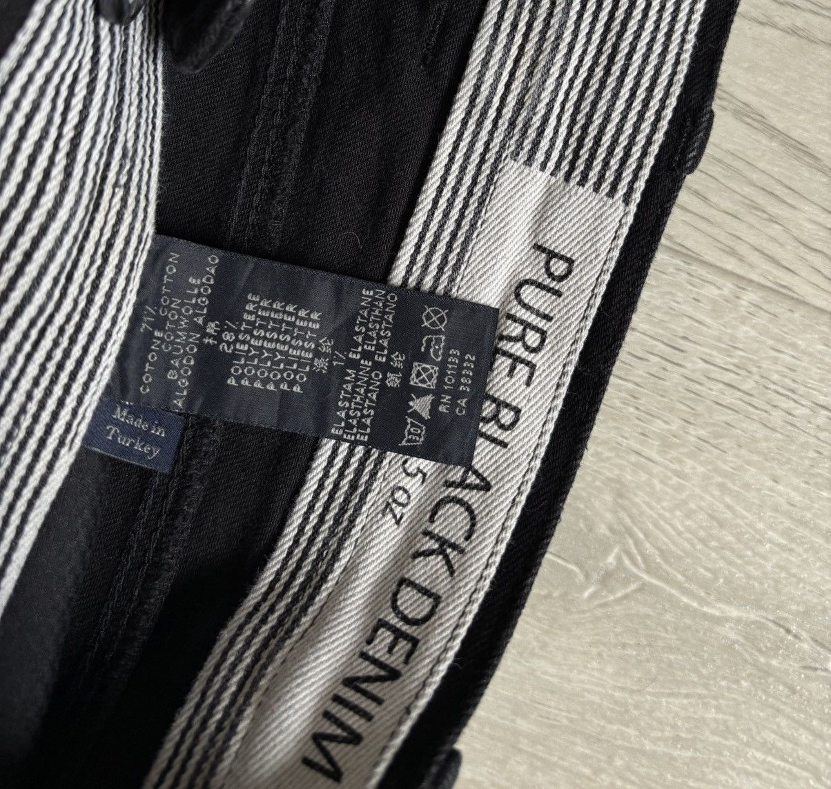Designer × Ermenegildo Zegna Ermenegildo Zegna Sport Pure Black Denim Jeans Size US 33 - 4 Thumbnail
