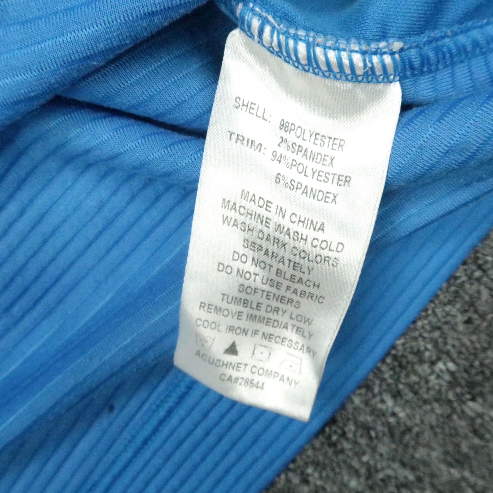 Footjoy FootJoy Vest Mens L Blue Golf Quarter Zip Sleeveless Stretch Ribbted Size US L / EU 52-54 / 3 - 5 Thumbnail