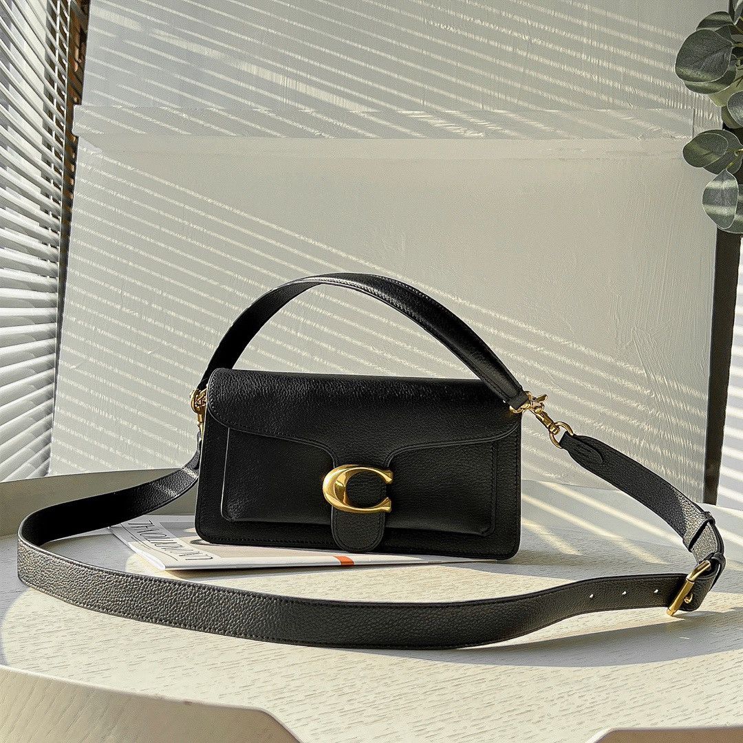 Coach Coach Tabby Shoulder Bag – Black / Gold Hardware Size ONE SIZE - 1 Thumbnail