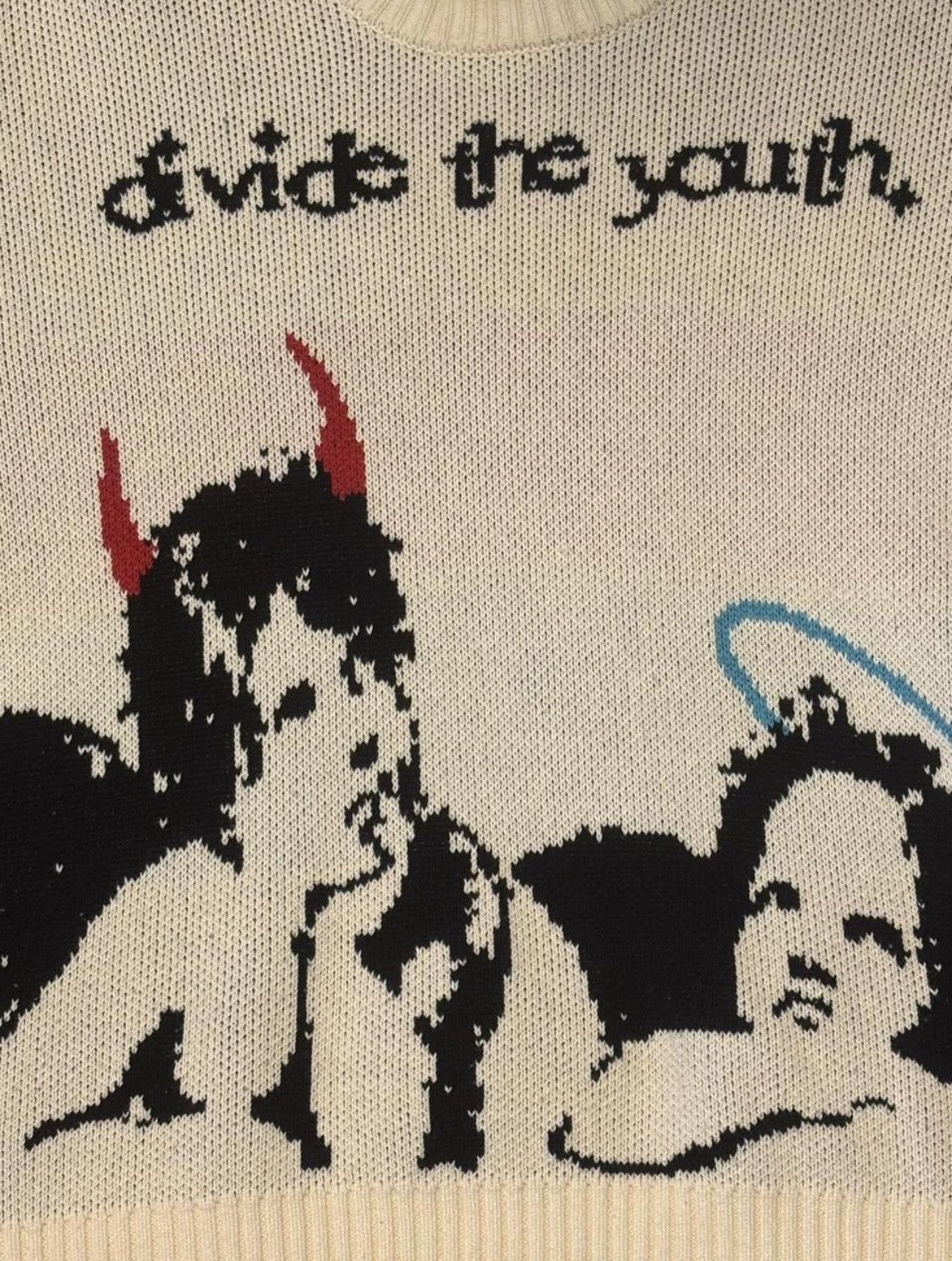Divide The Youth DIVIDE THE YOUTH “DEMONS & ANGELS KNITTED SWEATER” Size US S / EU 44-46 / 1 - 3 Thumbnail