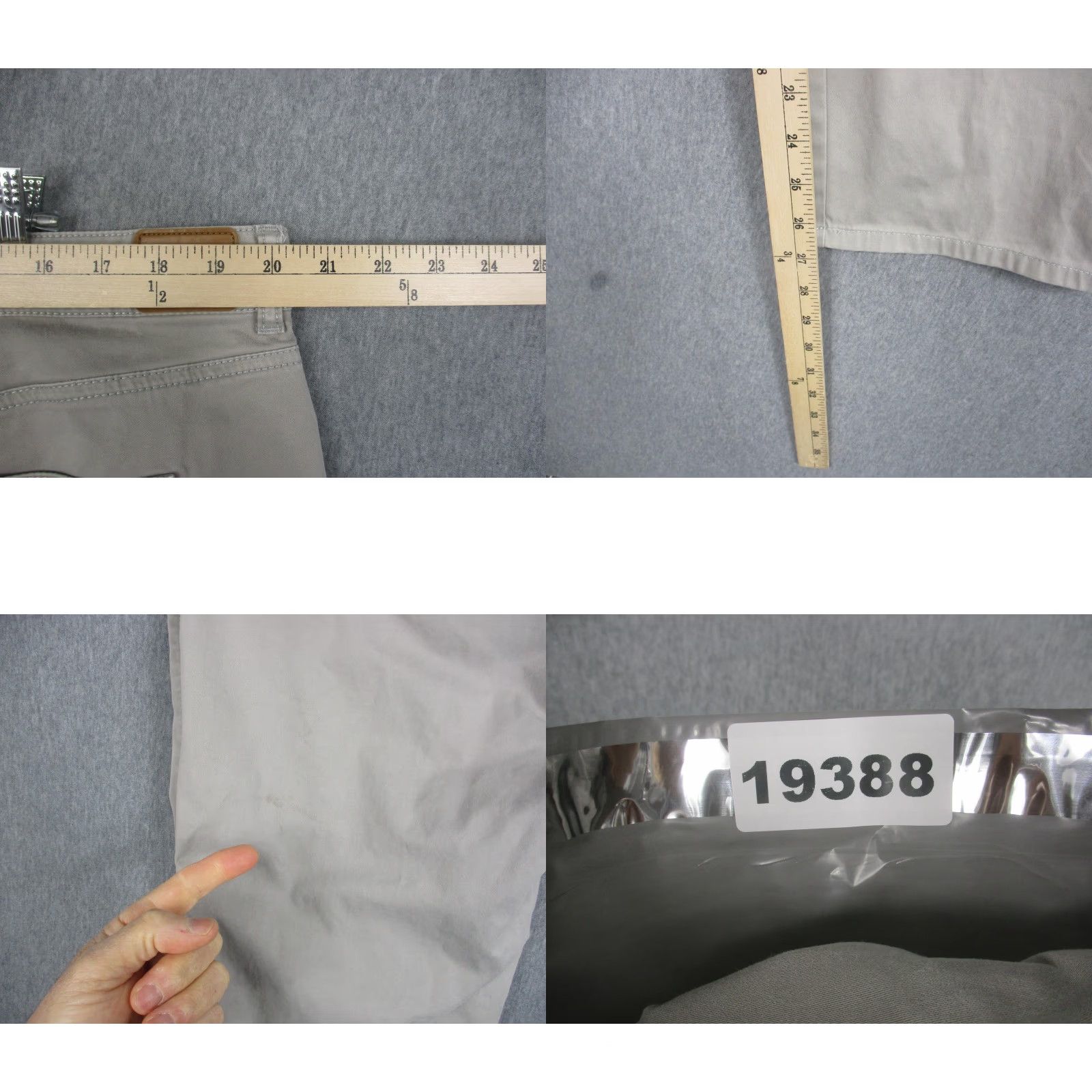 Peter Millar Peter Millar Pants Mens 40x28 Gray Chino Twill 5 Pocket Golf Casual Denim Size US 40 / EU 56 - 8 Thumbnail