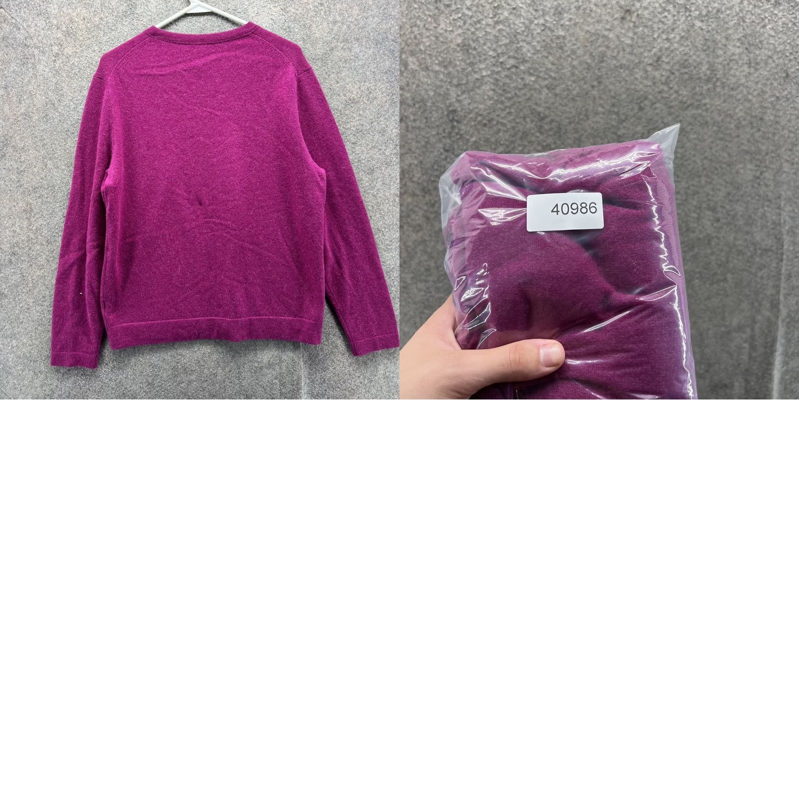 Polo Ralph Lauren Polo Ralph Lauren Sweater Womens XL Purple Cashmere Crewneck Pullover Knit Size XL / US 12-14 / IT 48-50 - 8 Thumbnail