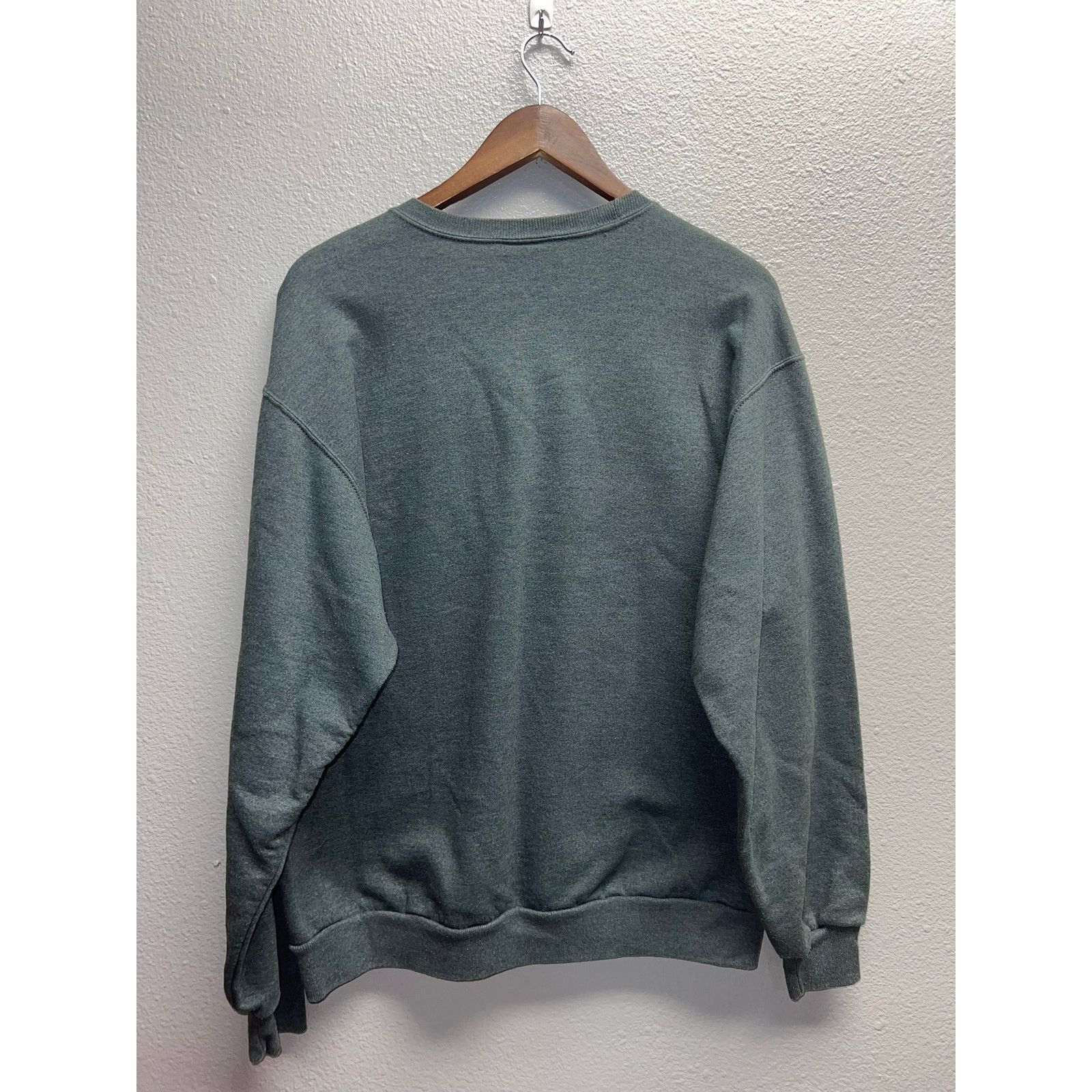 Vintage Vintage Gray Blank Sweatshirt Jerzees Dark Gray Crewneck VTG Size US L / EU 52-54 / 3 - 6 Thumbnail