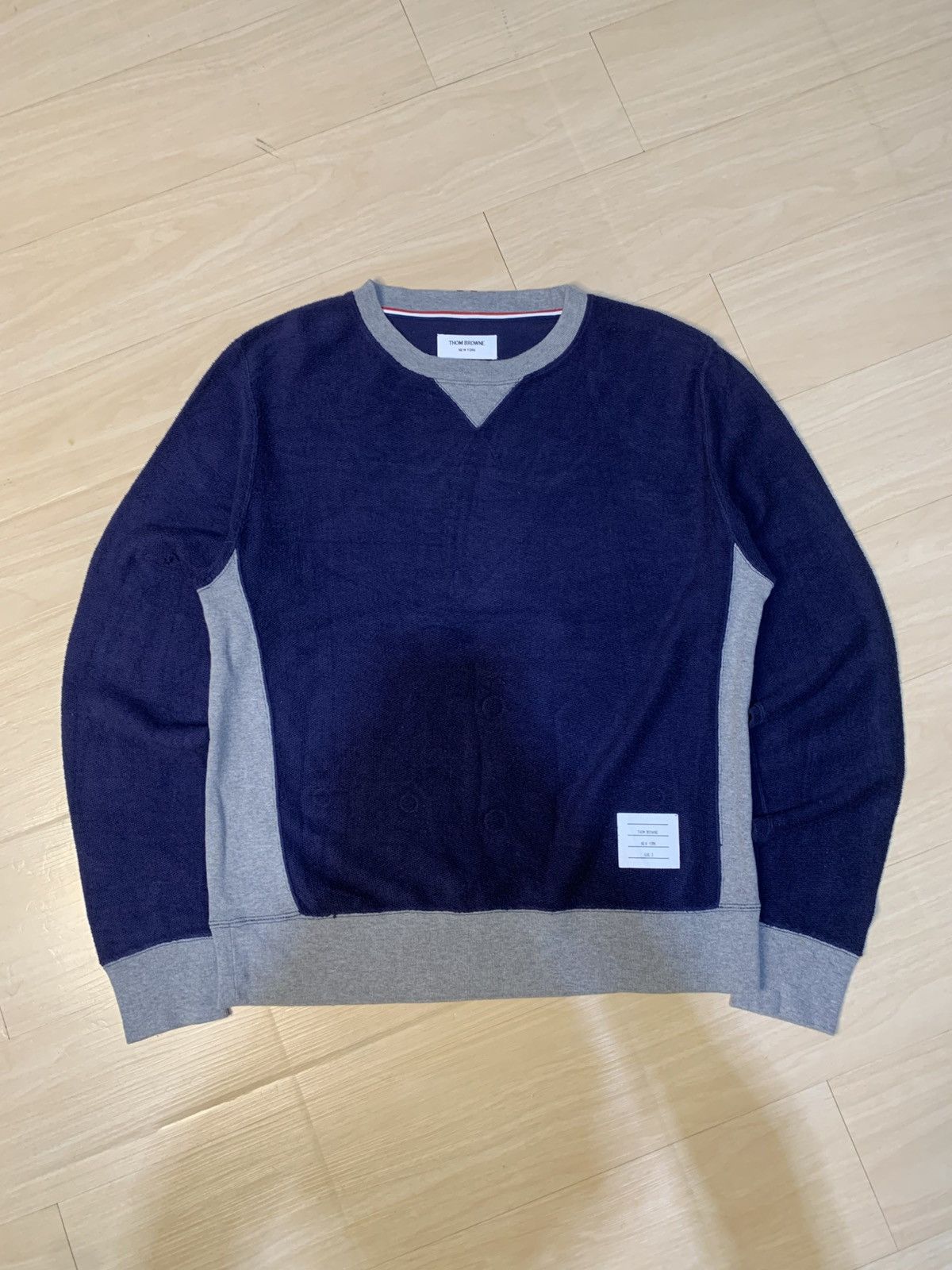 Thom Browne Thom Brwone Reverse Loppback Sweater Crewneck Size US L / EU 52-54 / 3 - 1 Thumbnail