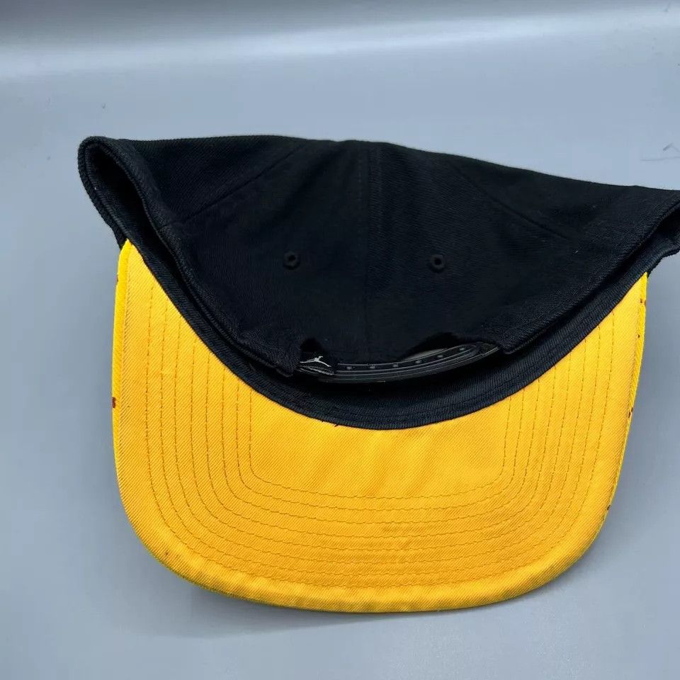 Jordan Brand Air Jordan Flight Hat Men Black Yellow Jumpman Snap Back Cap Size ONE SIZE - 7 Thumbnail