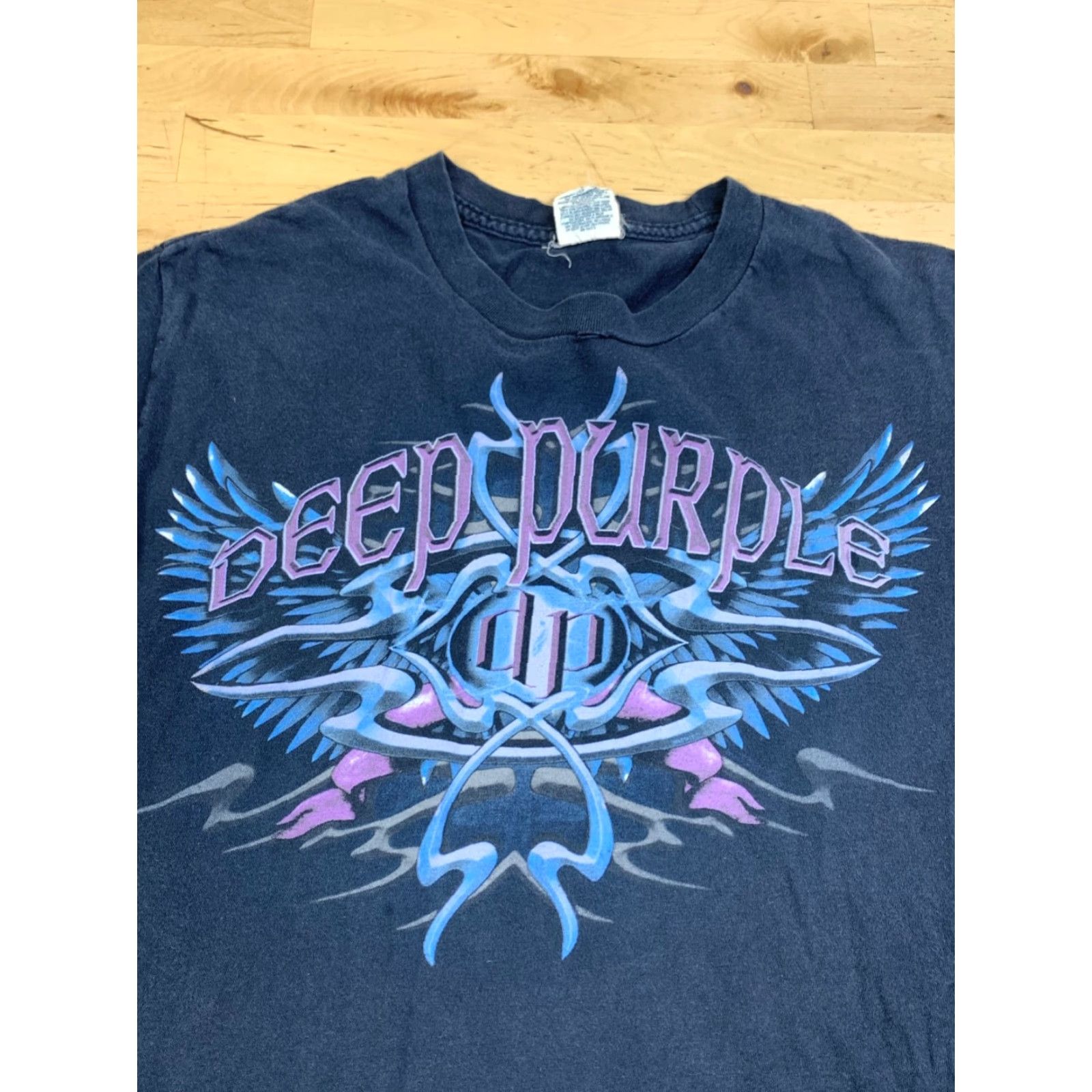 Vintage VINTAGE Deep Purple Tour Shirt Mens M Black Quail Hollow T-Shirt Band Rock Size US M / EU 48-50 / 2 - 2 Thumbnail