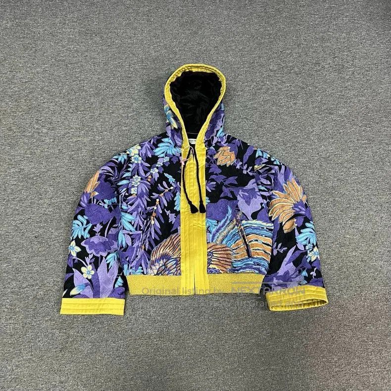 Yves Saint Laurent YSL Embroidered Hooded Jacket. Size US M / EU 48-50 / 2 - 1 Thumbnail