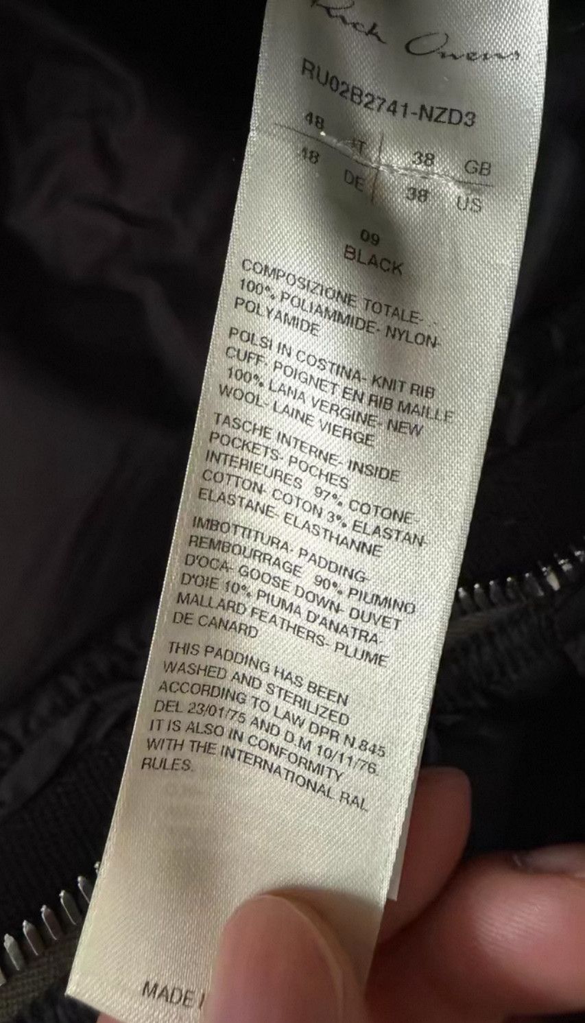 Rick Owens Rick Owens Down jacket Size US M / EU 48-50 / 2 - 5 Thumbnail
