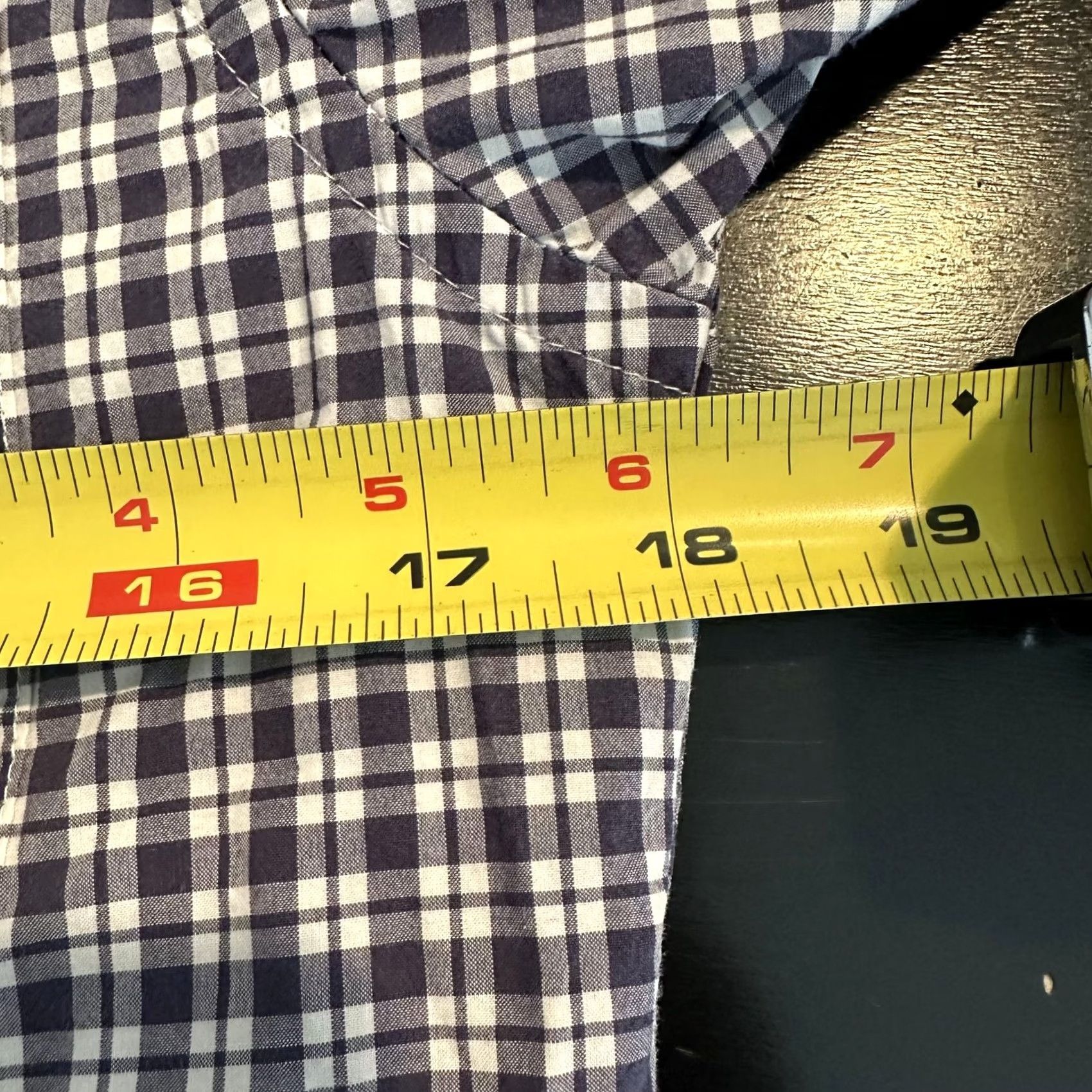 Vintage LL Bean Signature Shirt Mens Small Blue Gingham Plaid Button Down Long Sleeve Size US S / EU 44-46 / 1 - 7 Thumbnail