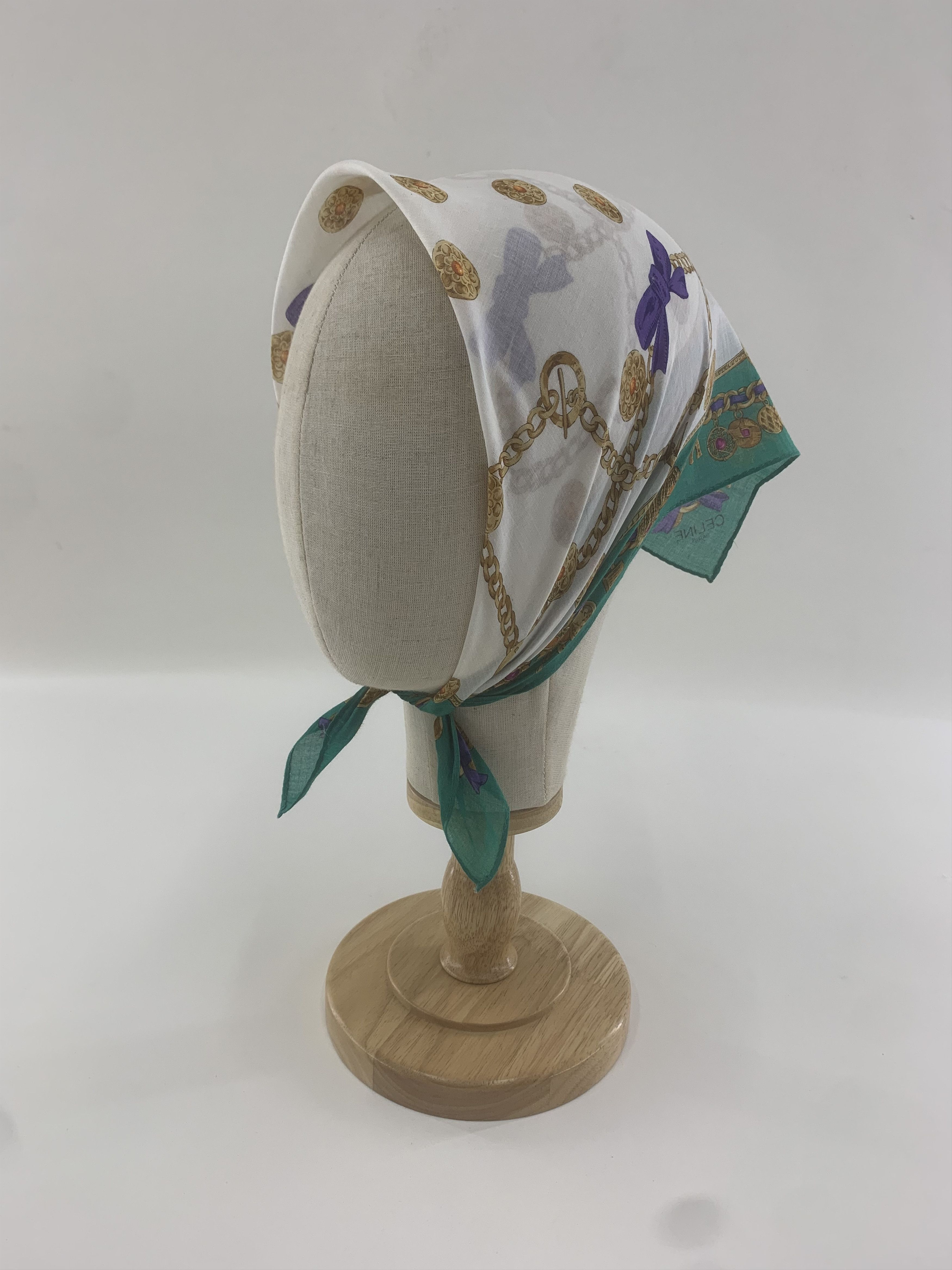 Celine Celine Handkerchief Bandana Neckerchief Square TB3391 Size ONE SIZE - 1 Thumbnail