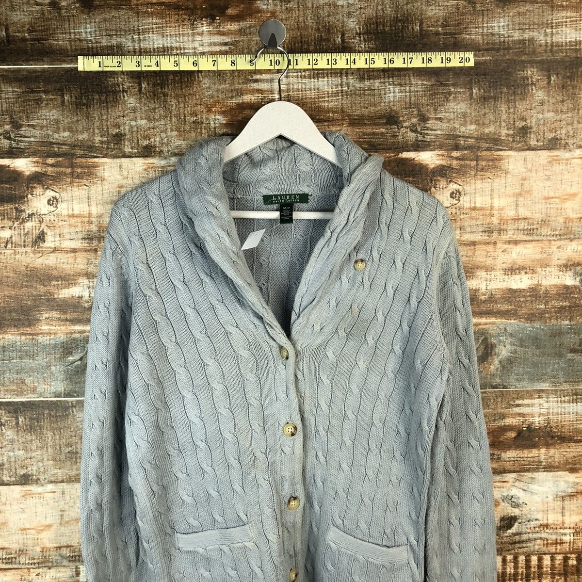 Ralph Lauren Ralph Lauren Light Blue Cardigan Knitwear #A1351 Size US M / EU 48-50 / 2 - 2 Thumbnail