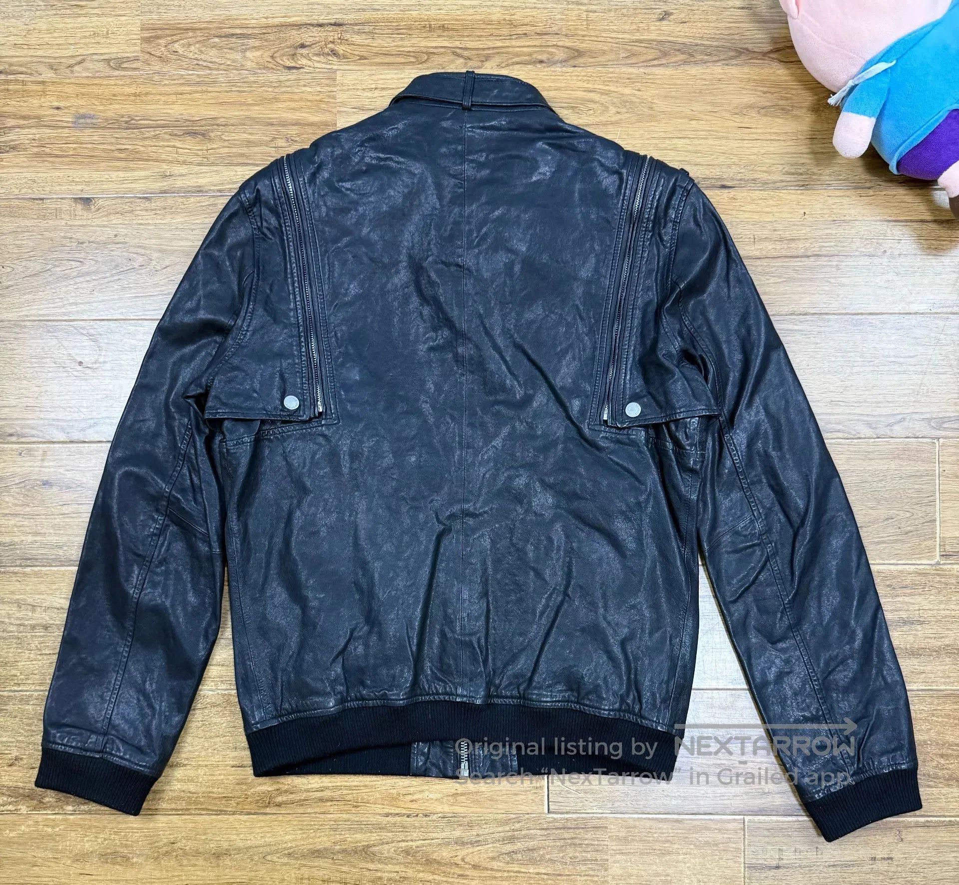 Neil Barrett Neil Barrett Men's Leather Jacket. Size US M / EU 48-50 / 2 - 2 Thumbnail