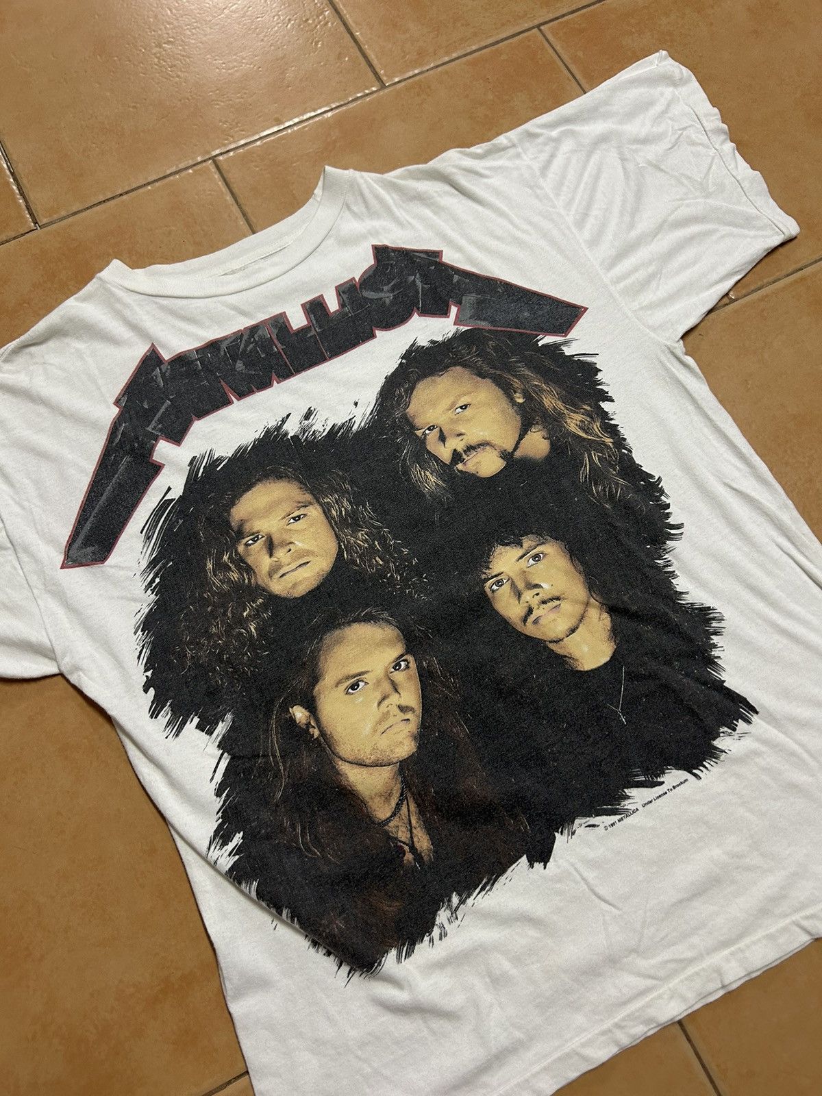 Metallica Metallica 1991 original merch vintage tee Size US M / EU 48-50 / 2 - 2 Thumbnail