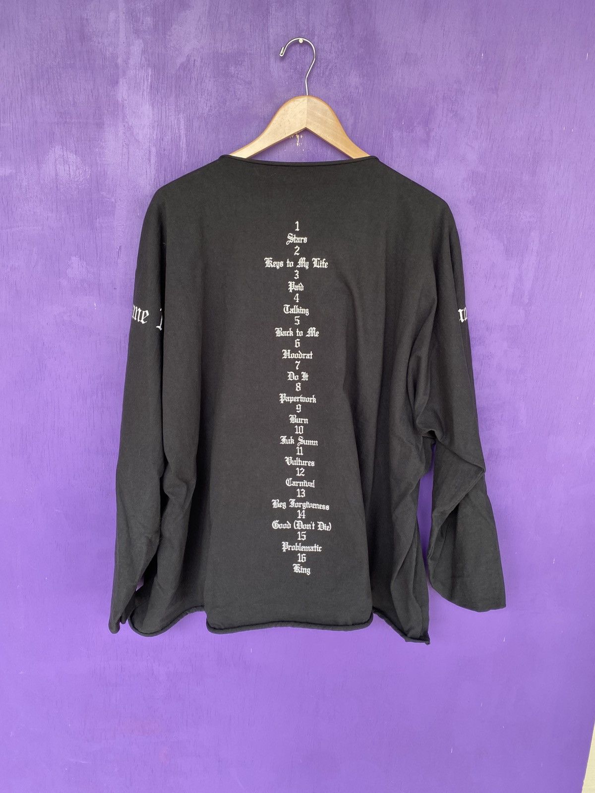 Kanye West Kanye west vultures album song names long-sleeve Size US XXL / EU 58 / 5 - 2 Thumbnail