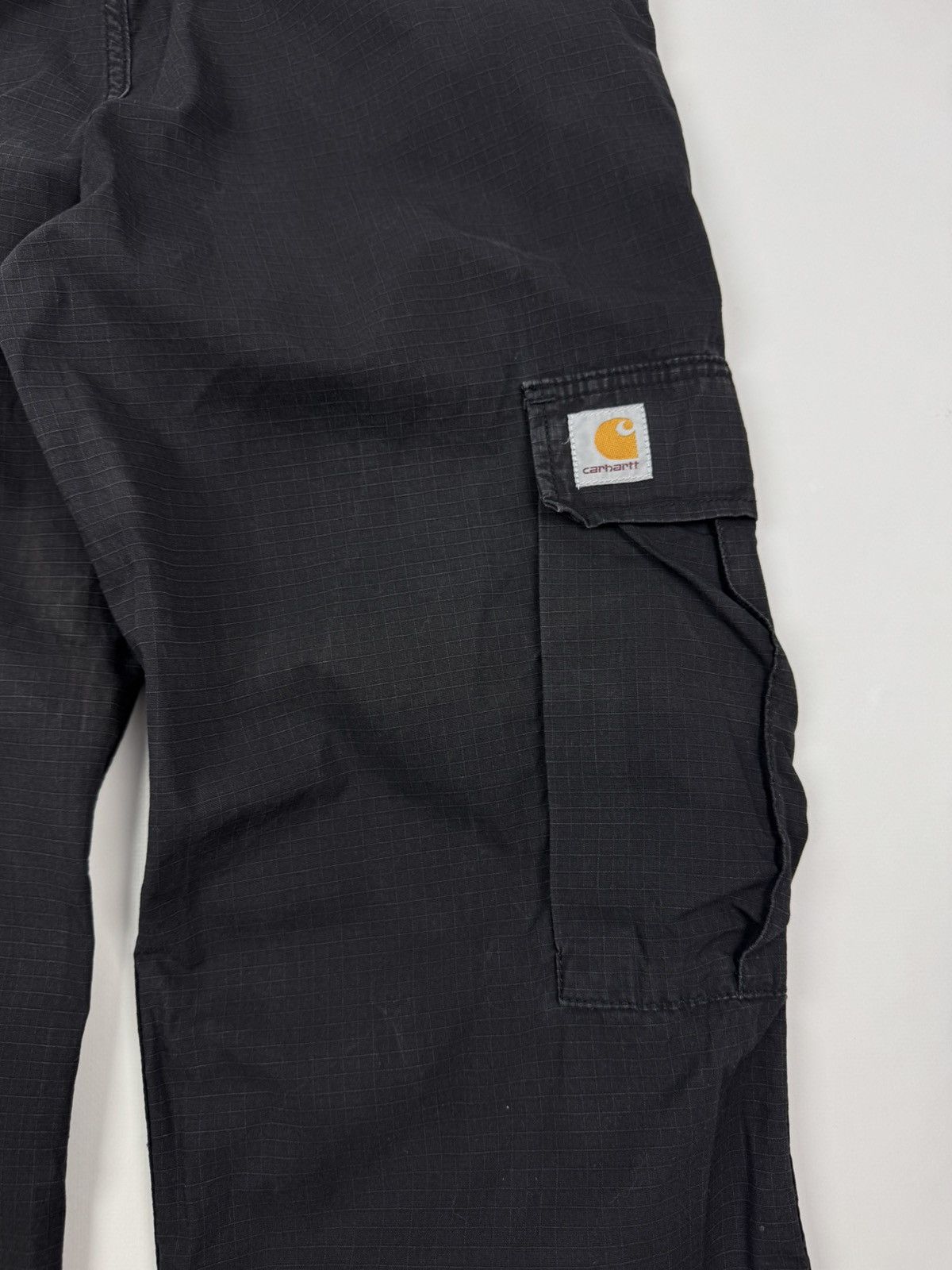 Carhartt Faded Carhartt W’ Unisex Cargo Black Pants Size 34" / US 12 / IT 48 - 13 Thumbnail