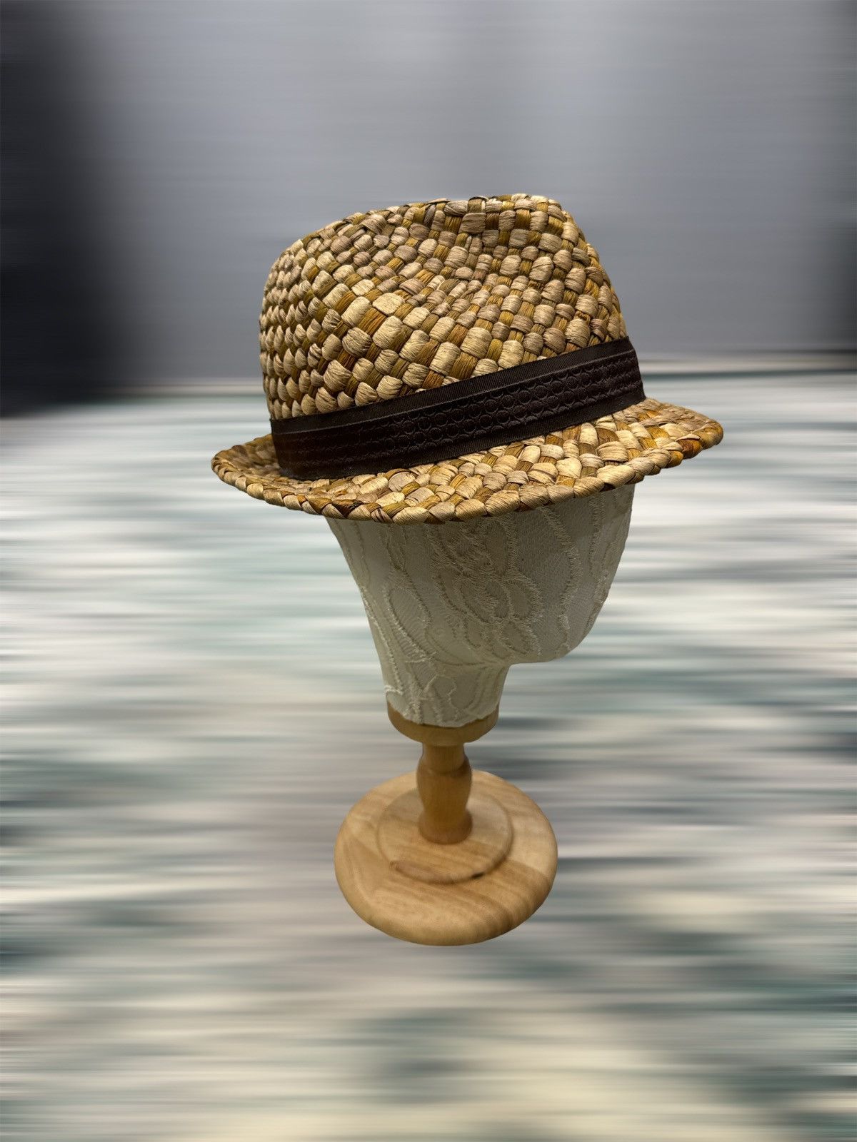 Designer × Vintage VINTAGE NOL PAPER STRAW EMBROIDERED HAT Size ONE SIZE - 2 Thumbnail
