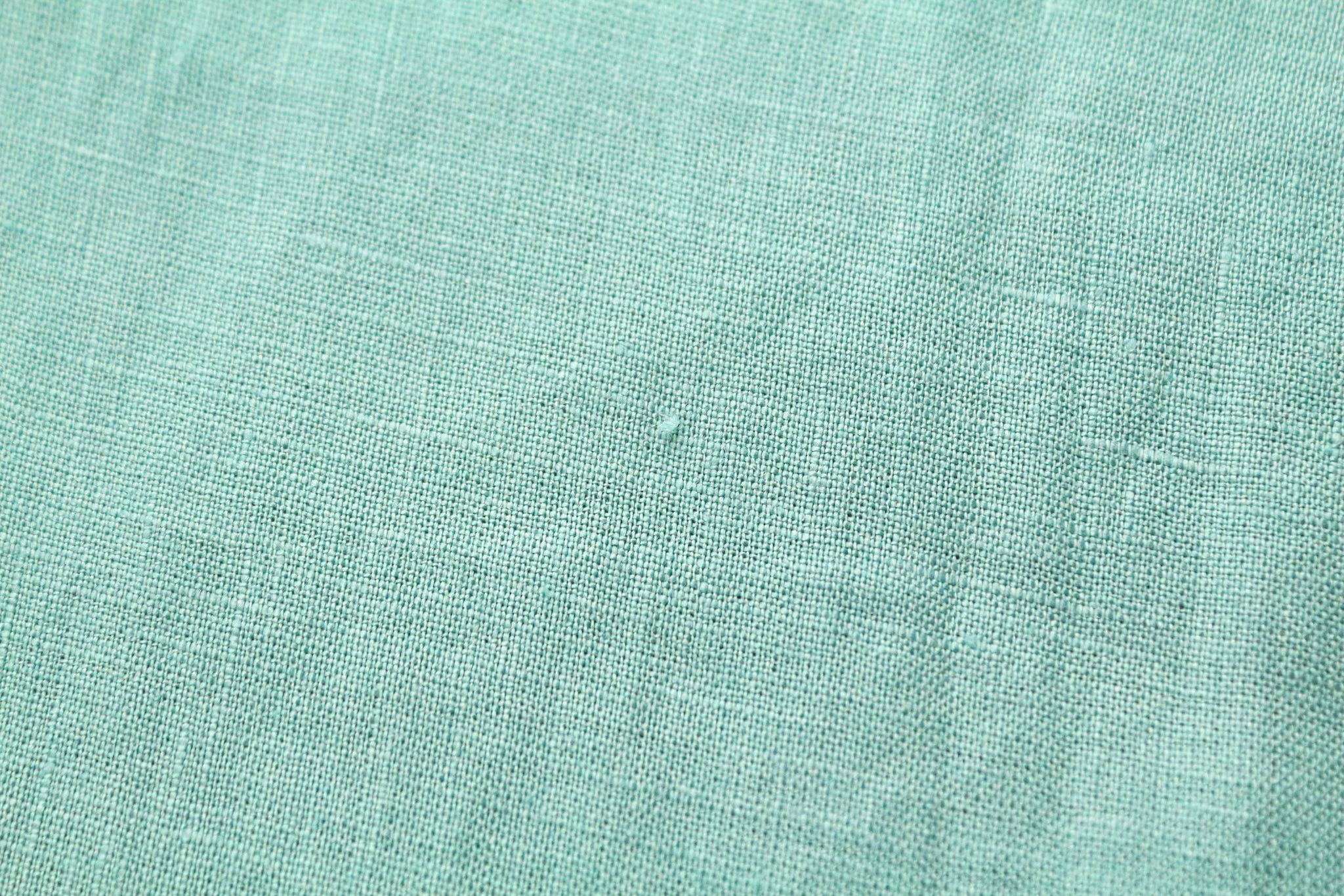 Suitsupply 37/38/14 1/2/15 Slim Linen Aqua Blue Long Sleeve 77294 Size 36R - 11 Thumbnail